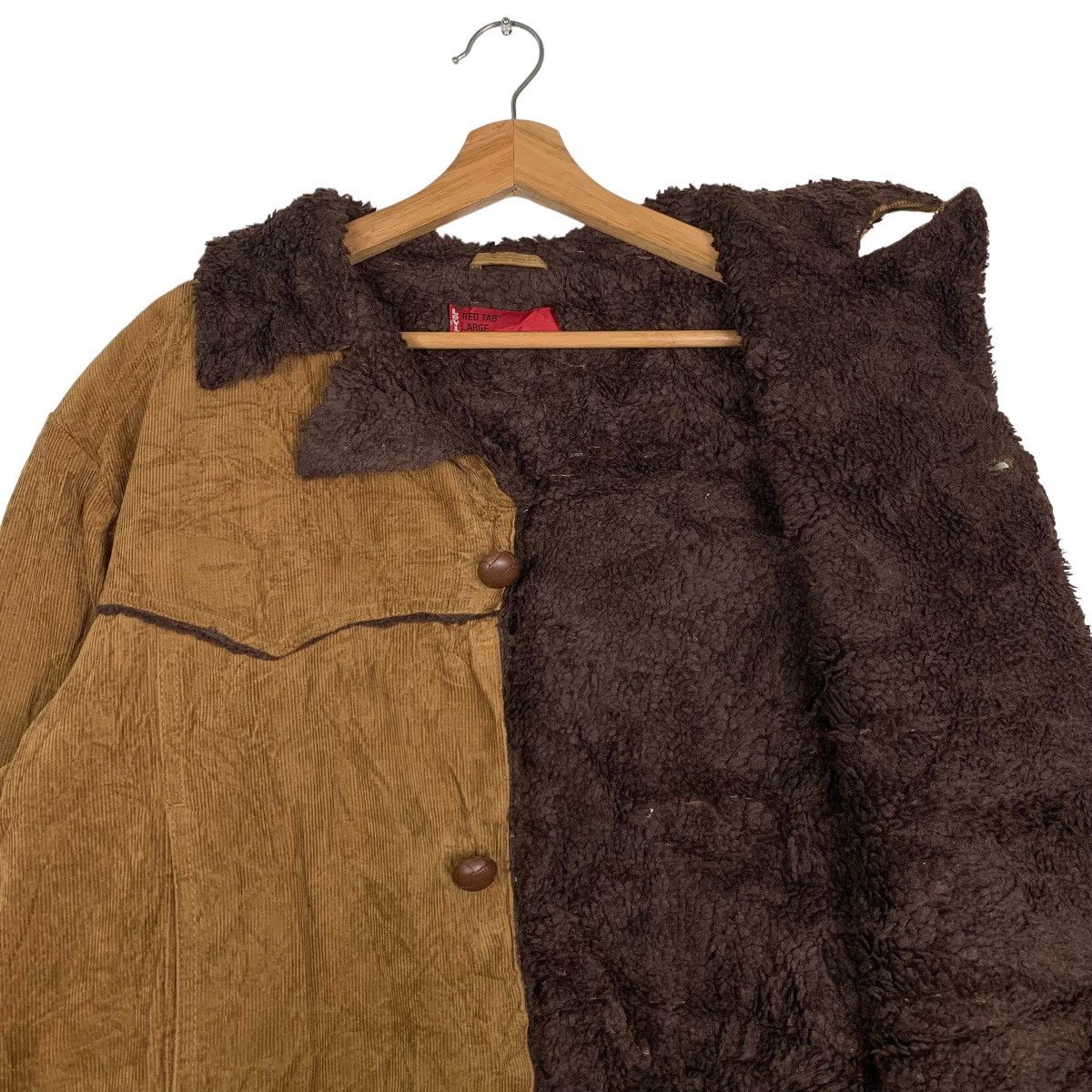 Levi's LEVIS Red Tab Sherpa Lined Corduroy Jacket #0022-C2 Size US L / EU 52-54 / 3 - 12 Thumbnail
