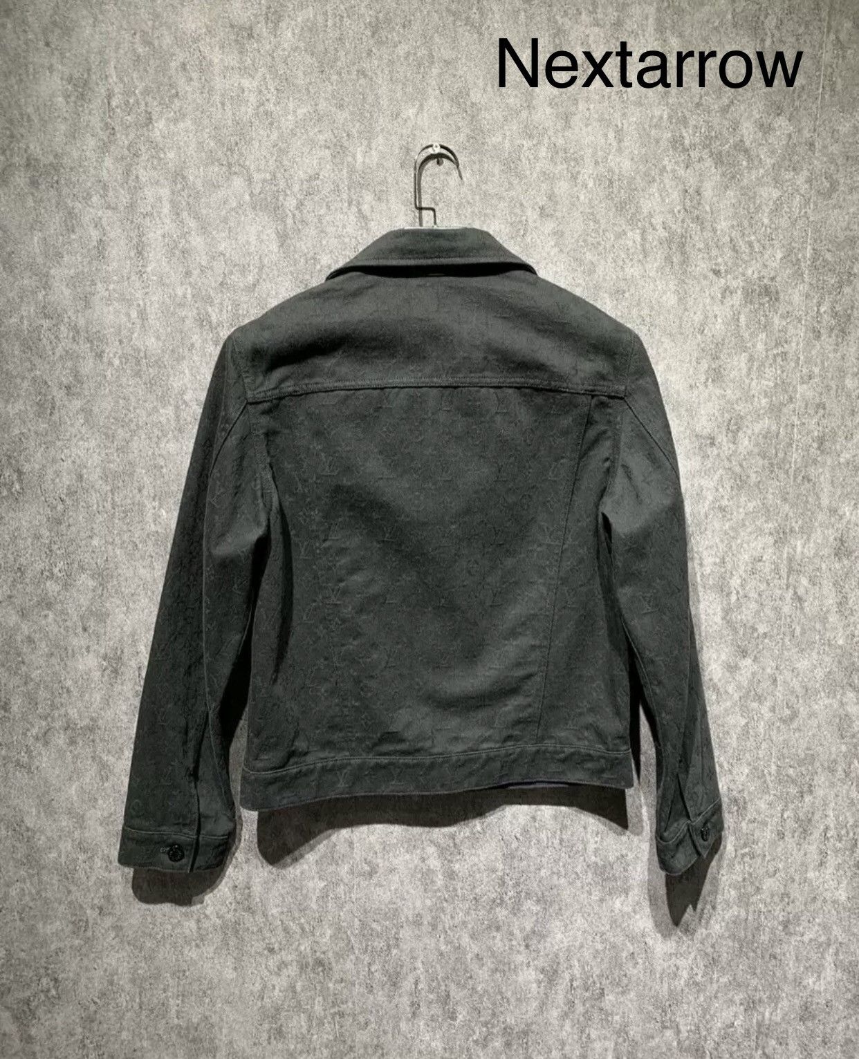 Louis Vuitton LOUIS VUITTON Black dark patterned vintage denim jacket2412- Size US S / EU 44-46 / 1 - 2 Thumbnail