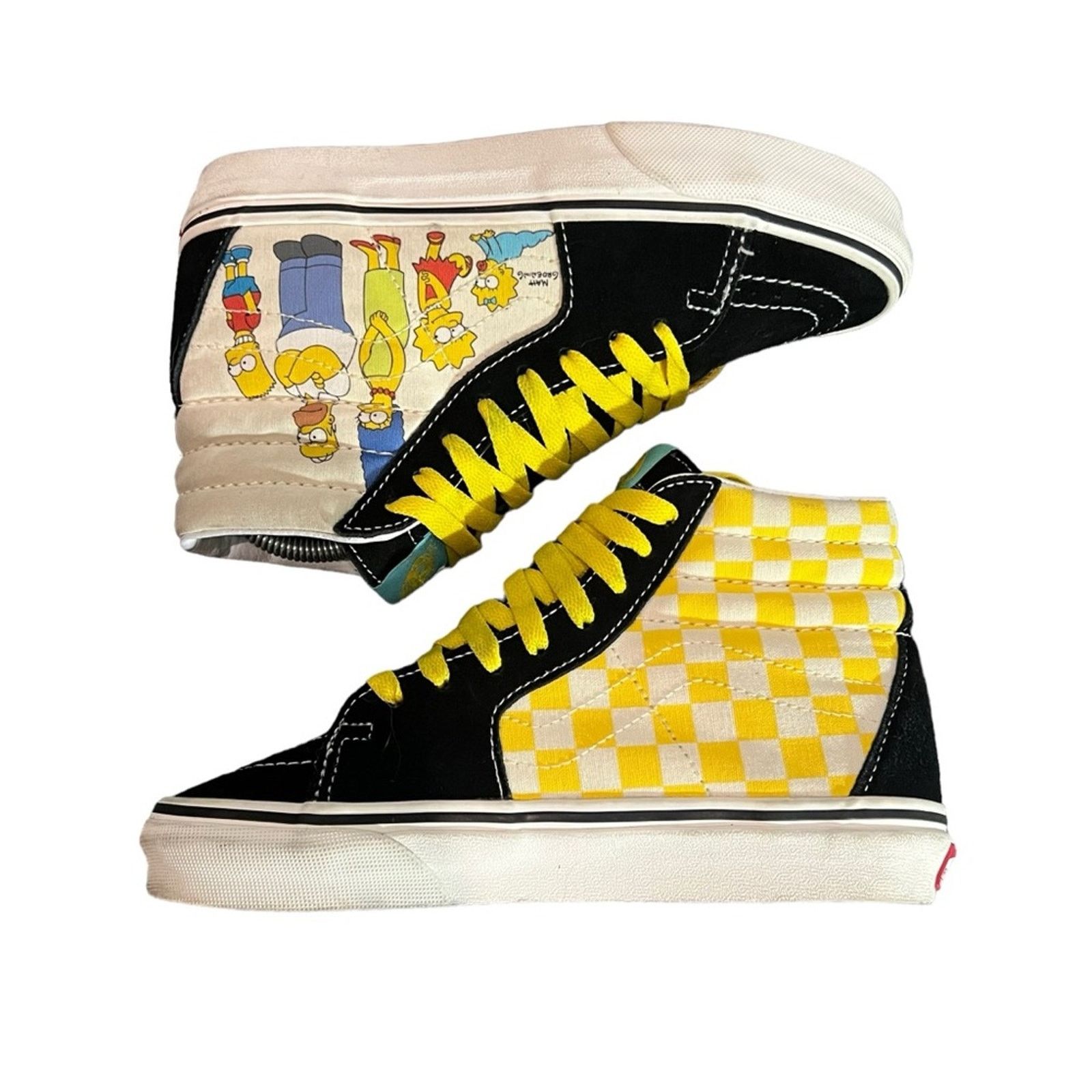 Vans Vans x The Simpsons Sk8-Hi High Top Sneakers Multicolor Size US 5.5 / IT 35.5 - 3 Thumbnail
