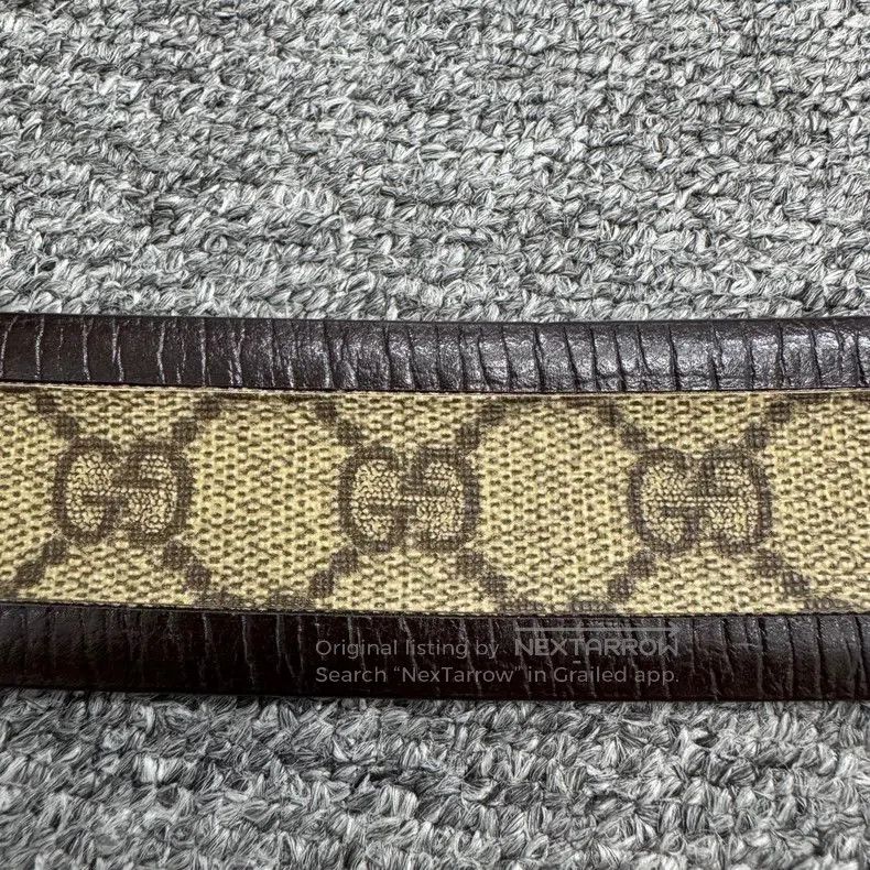 Gucci Gucci Fabric Leather Belt 9. Size ONE SIZE - 2 Thumbnail
