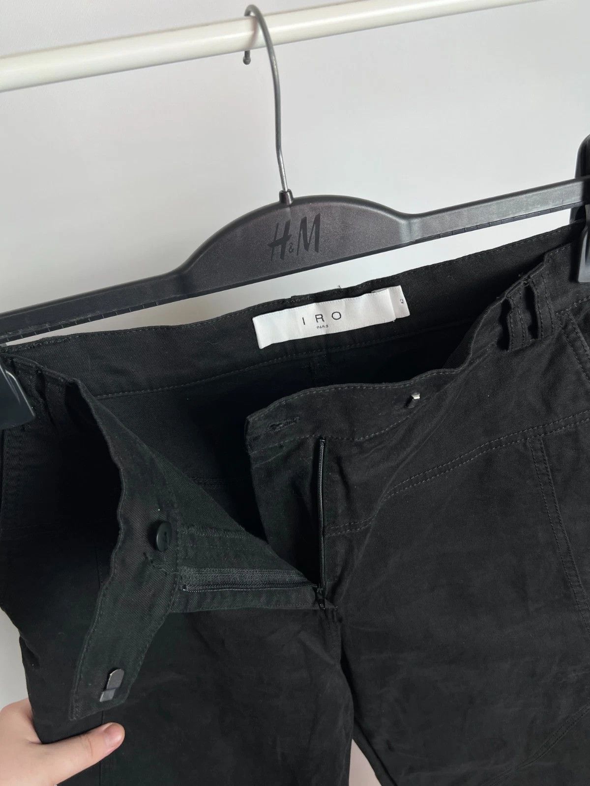 Iro Iro Paris Valo Women's Casual Cotton Black Jeans Denim Pants Size 28" / US 6 / IT 42 - 5 Thumbnail