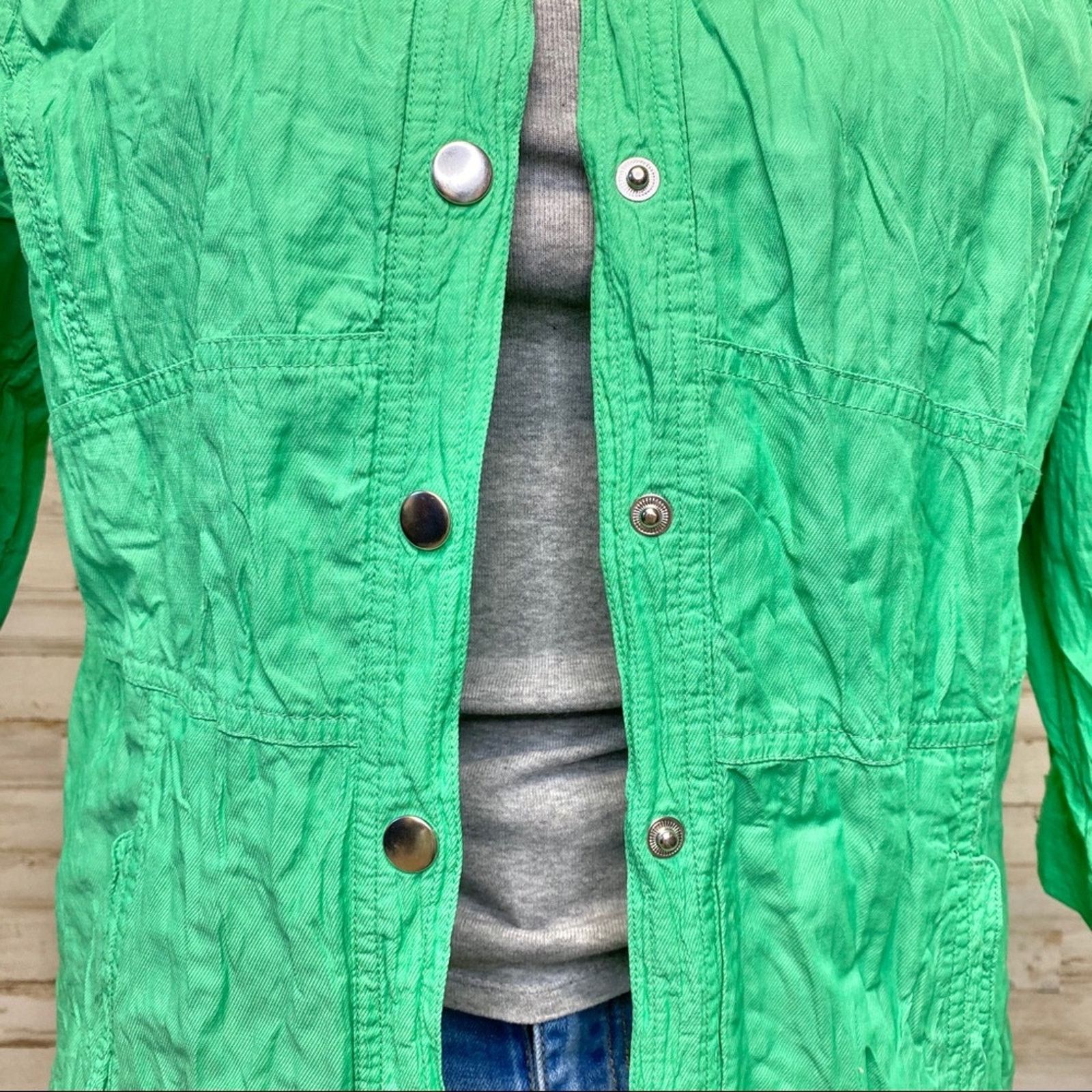 Chicos Zenergy by Chico’s Hayden Crinkle Jacket Size Chico's 2 or L Size L / US 10 / IT 46 - 4 Thumbnail