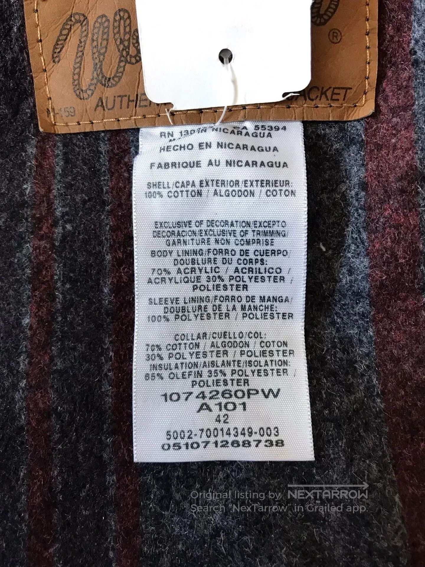 Wrangler Wrangler Western Denim Jacket Fleece Lined. Size US XS / EU 42 / 0 - 9 Thumbnail