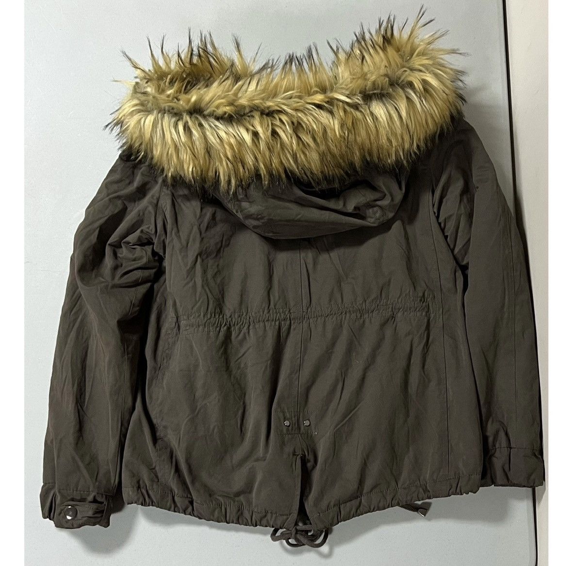 Zara Zara Brown Tan Beige Fur Winter Jacket Coat Outerwear XS 🤎✨ Size XS / US 0-2 / IT 36-38 - 7 Thumbnail