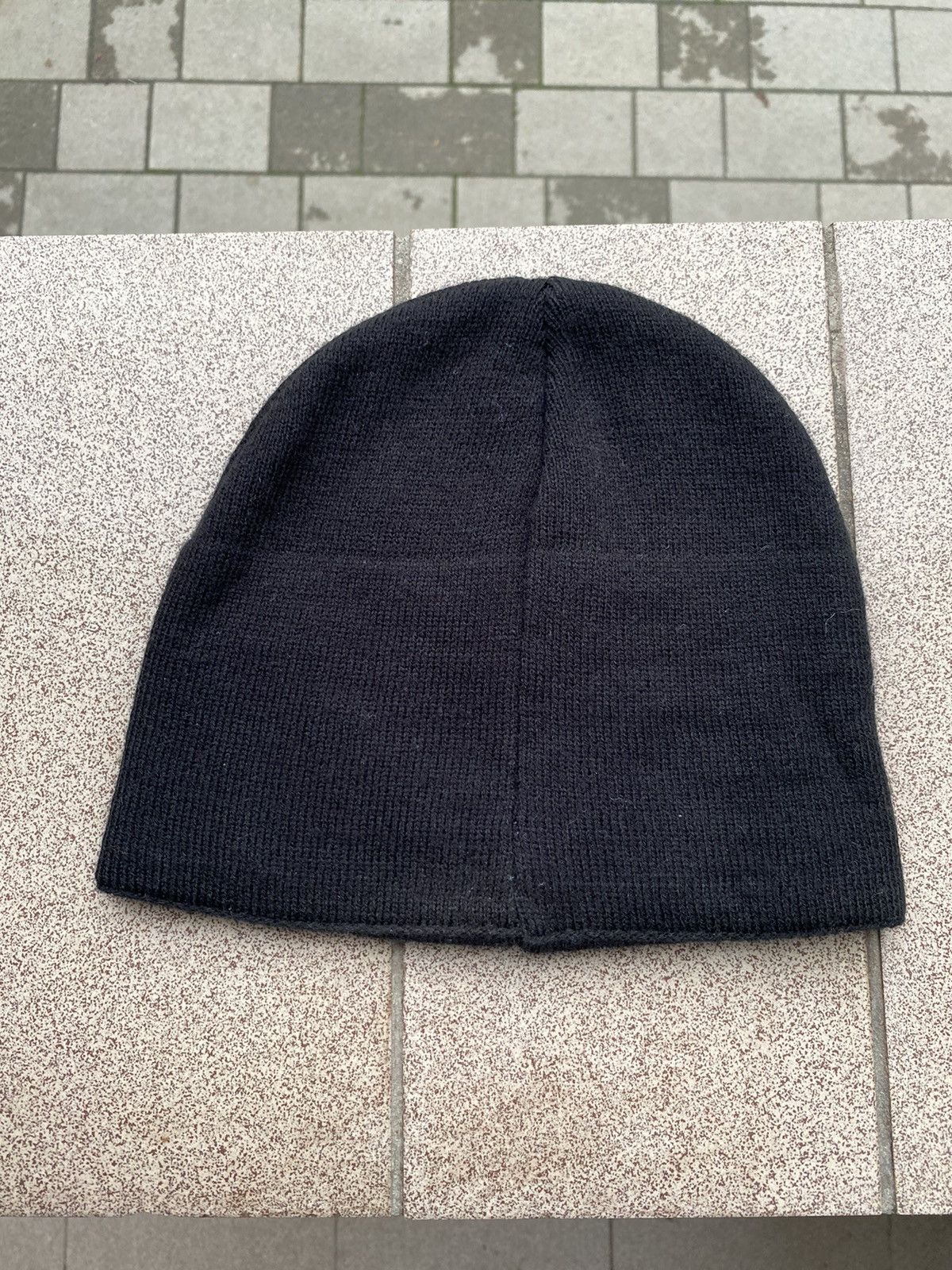 Japanese Brand × Vintage Vintage Y2K Skull Knitted mohair wool skeleton Beanie Hat Size ONE SIZE - 2 Thumbnail