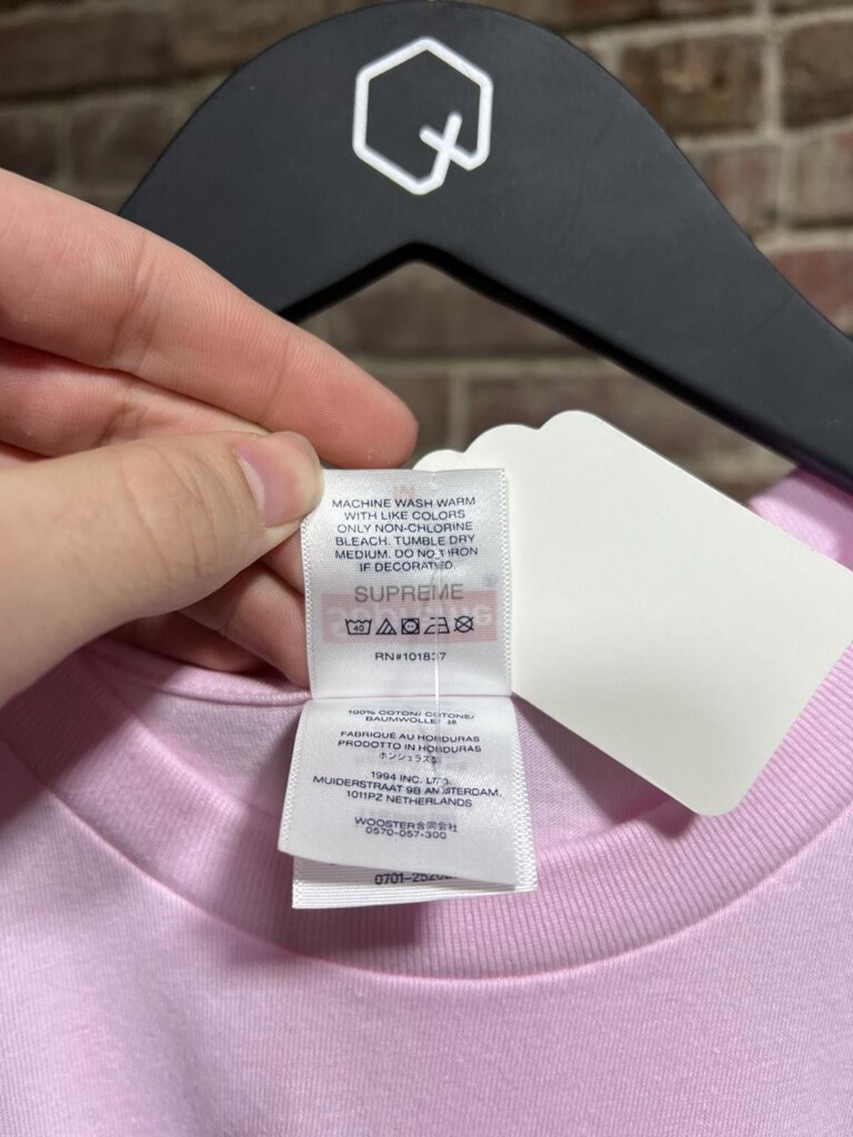 Supreme Supreme Girls Tee Light Pink Sz. M Size ONE SIZE - 4 Thumbnail