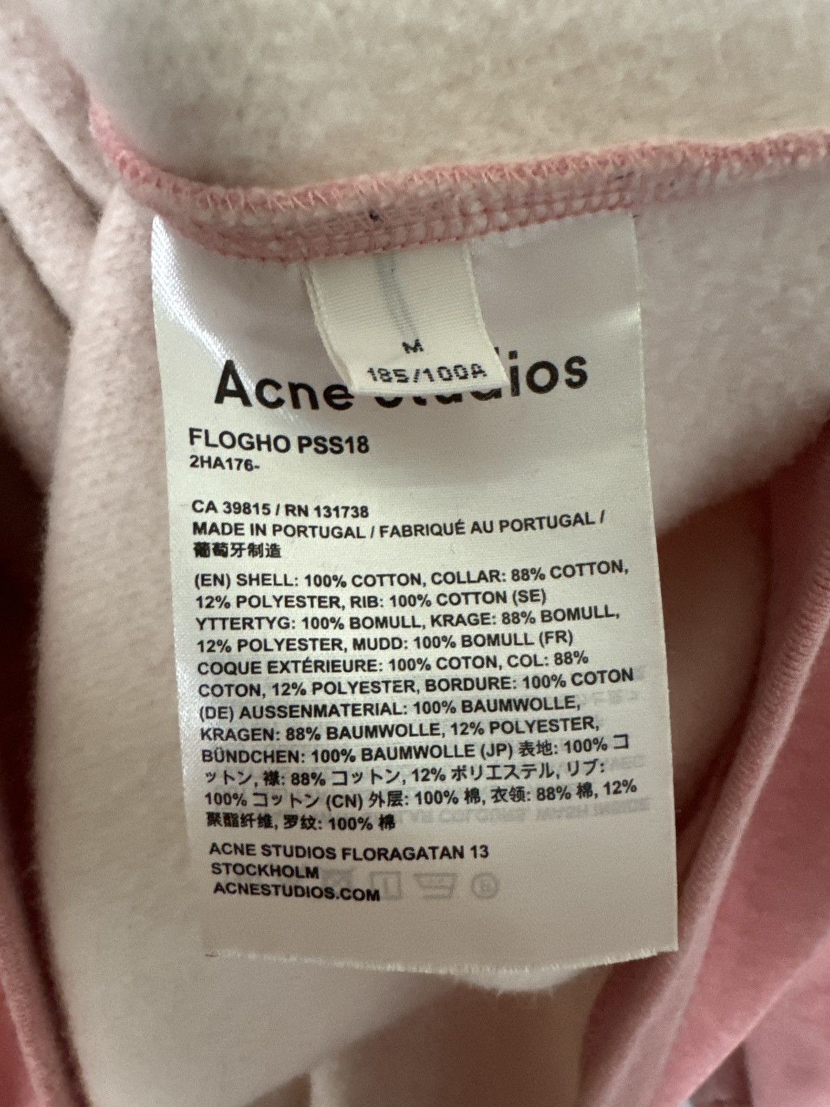 Acne Studios Pink Oversized Sweater | Grailed