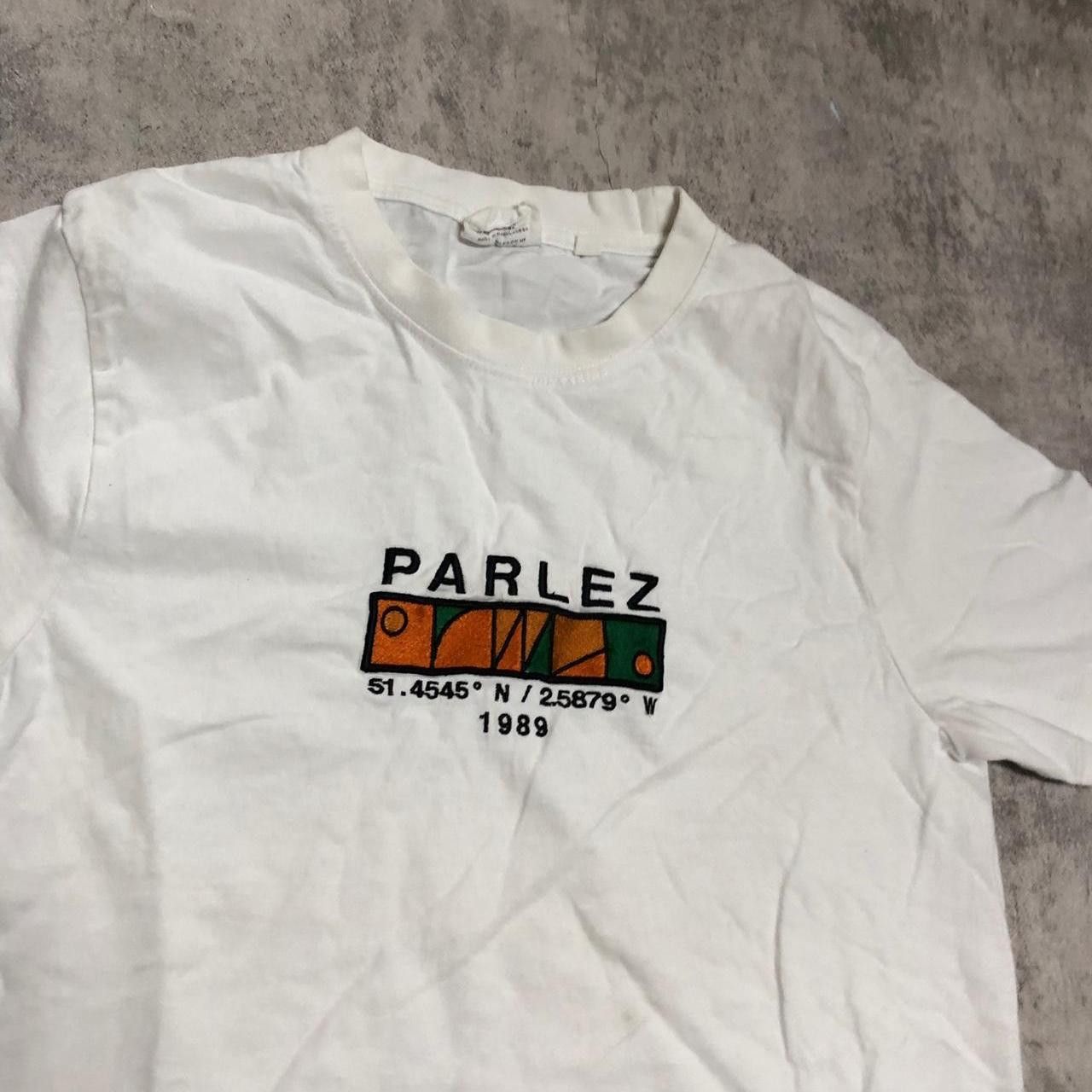 Parlez White Parlez T-shirt with multi-coloured design #skater Size US S / EU 44-46 / 1 - 2 Thumbnail