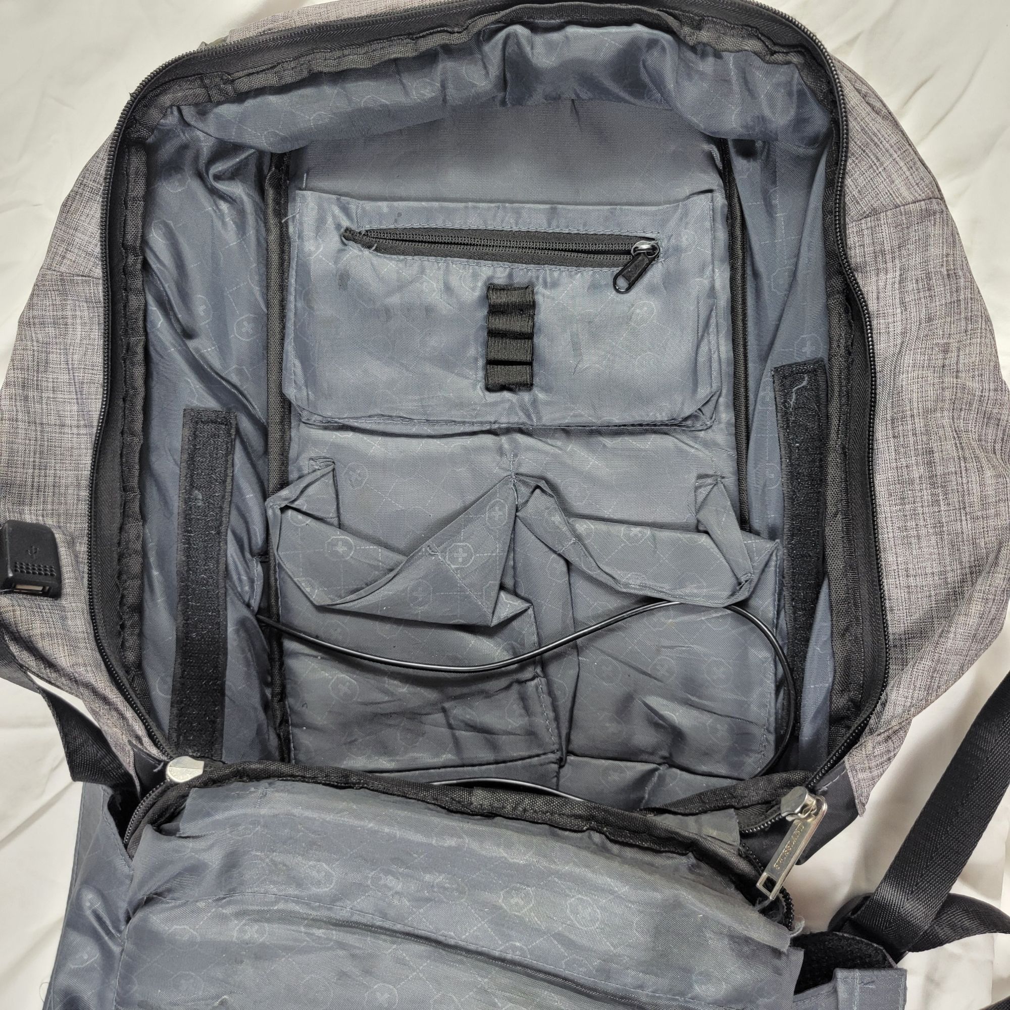 Swissgear Swissgear Adults Gray Anti Theft Backpack With USB Charging Size ONE SIZE - 5 Thumbnail