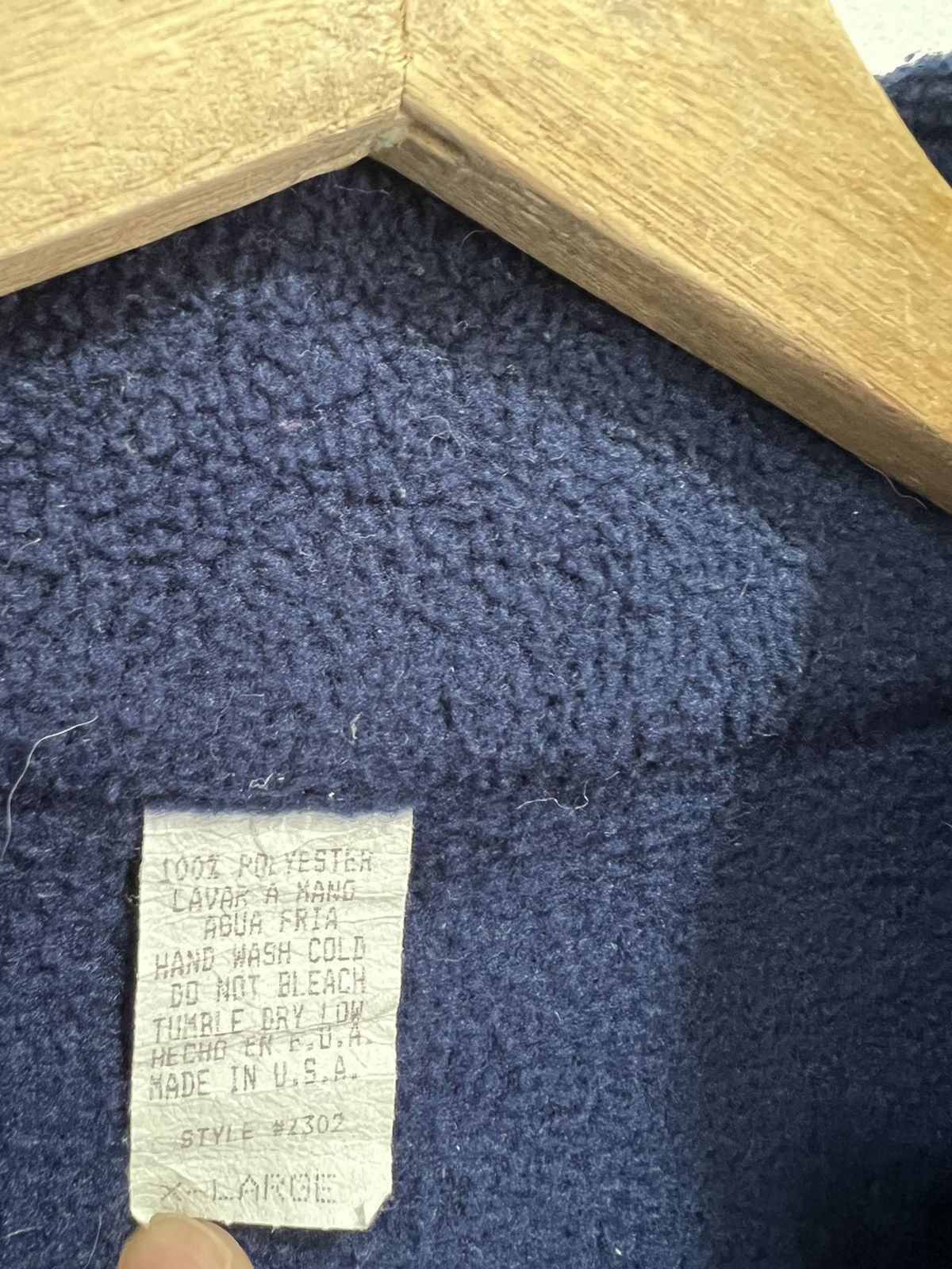 Vintage Vintage Tommy Sports Fleece Sweater Quarter Zip Size US XL / EU 56 / 4 - 3 Thumbnail