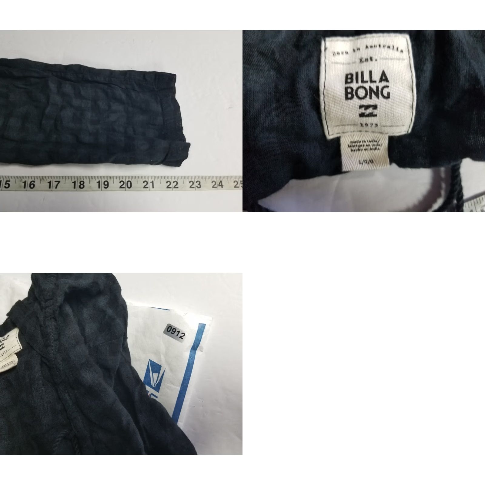 Billabong Billabong Women's Hooded Shirt Lightweight Surf Black Size Large Size L / US 10 / IT 46 - 8 Thumbnail
