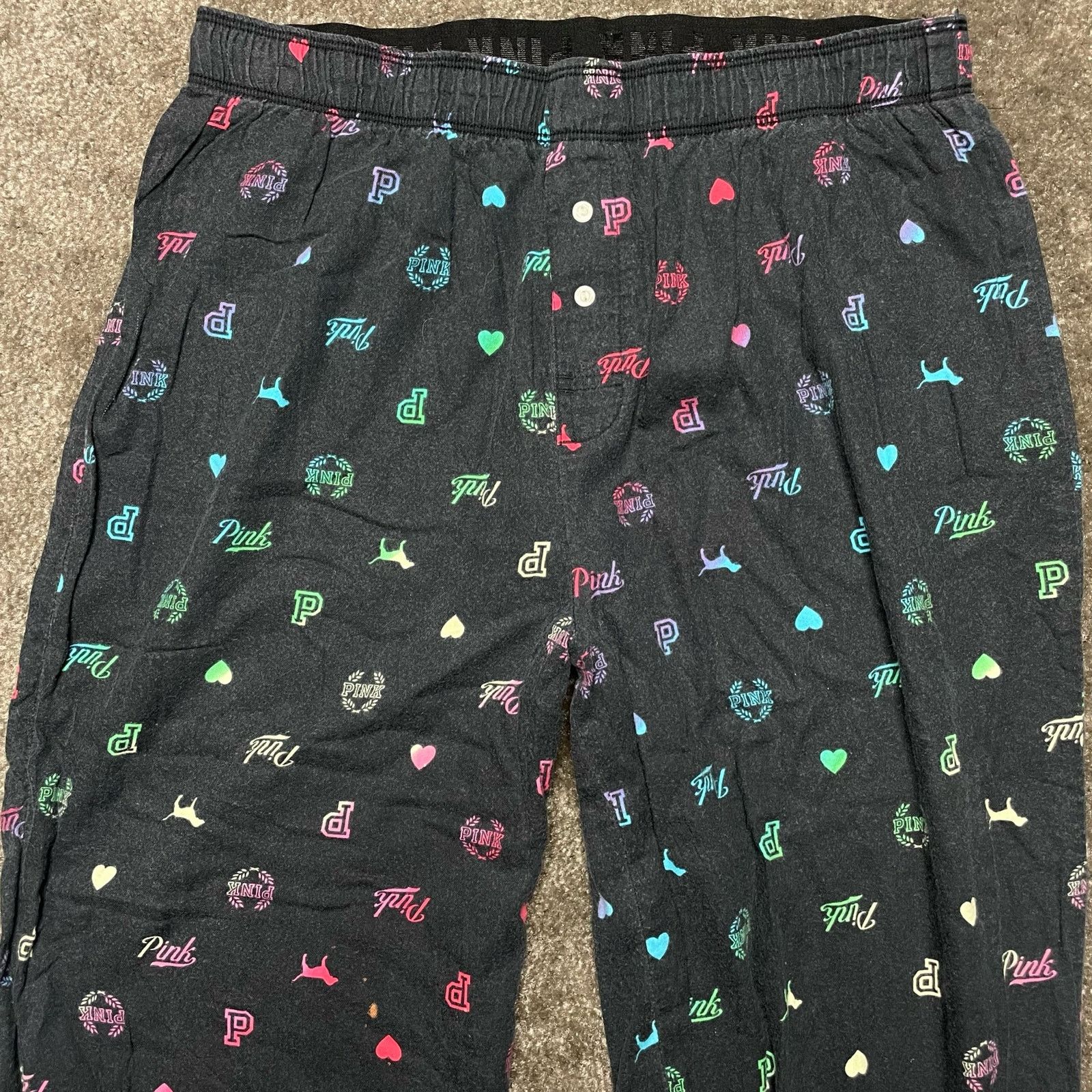 Victoria's Secret VS PINK Pajama Pants Size 28" / US 6 / IT 42 - 3 Thumbnail