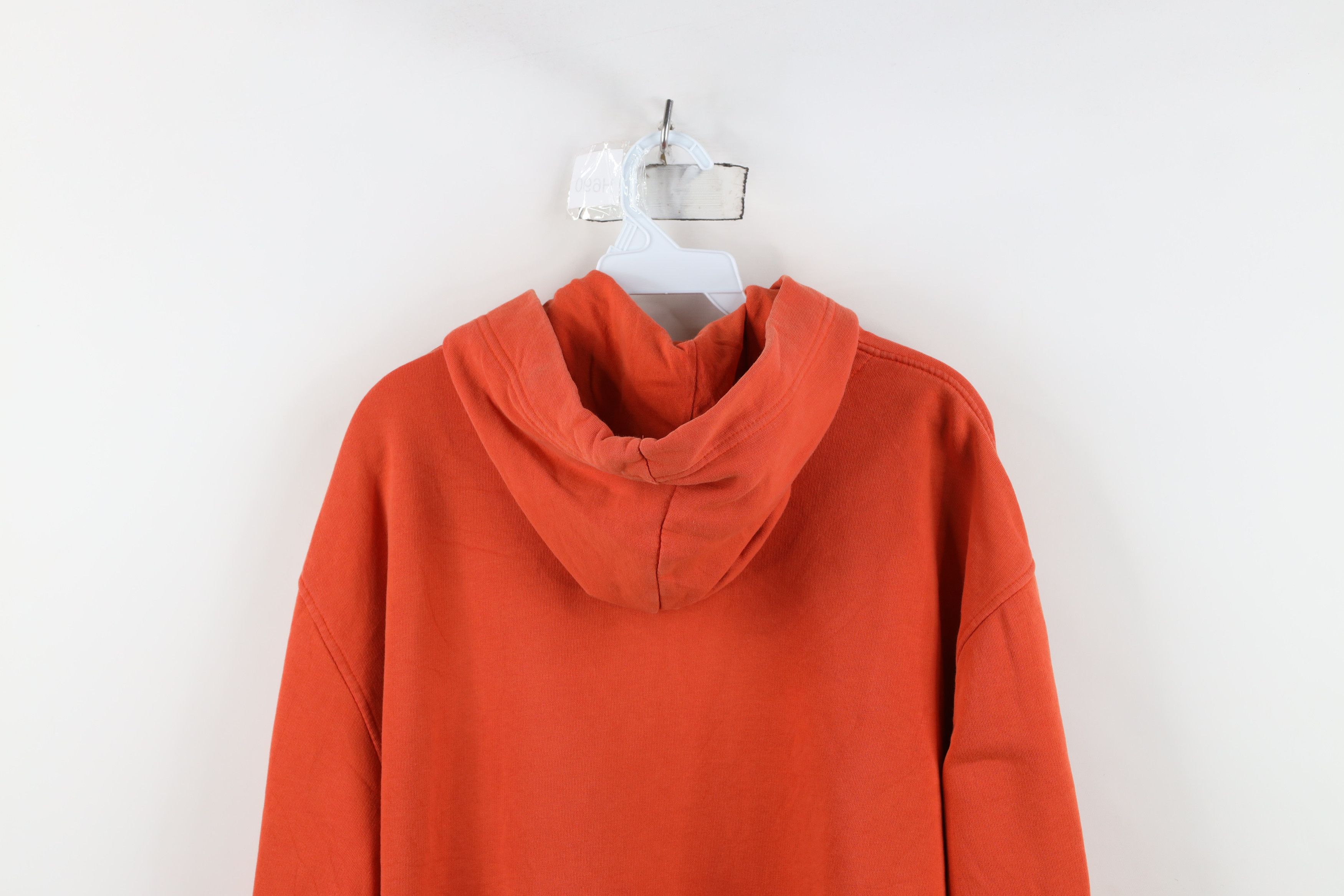 Nike Vintage Nike Scott Mini Swoosh Hoodie Sweatshirt Orange Size US XL / EU 56 / 4 - 14 Thumbnail