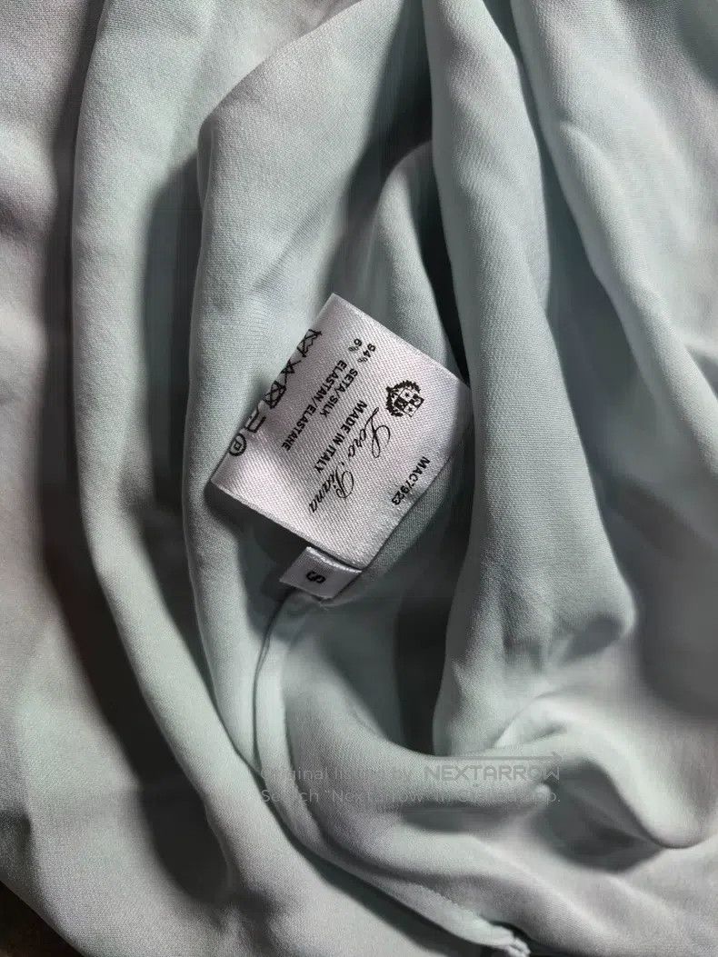Loro Piana LORO PIANA Silk Short Sleeve Size S / US 4 / IT 40 - 5 Thumbnail