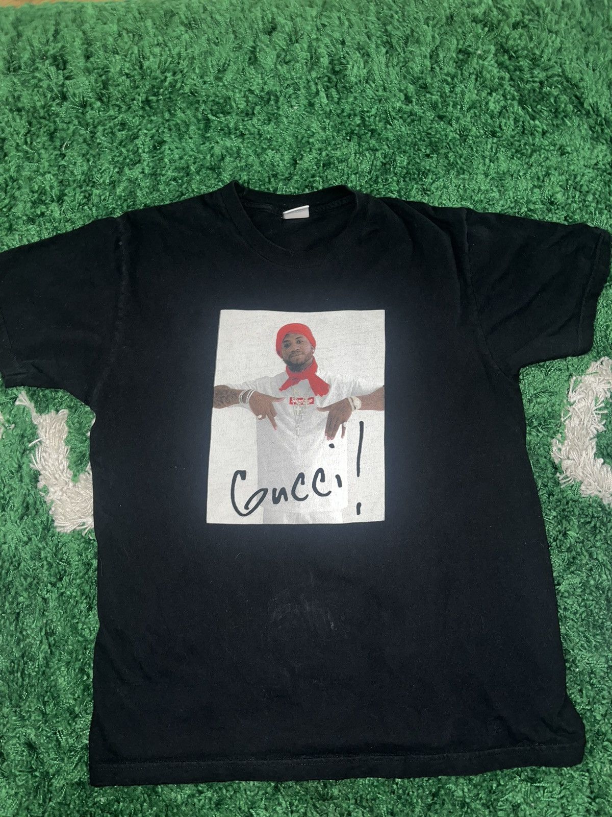 Supreme Sz Large Gucci mane x supreme trapgod black tee Grailed