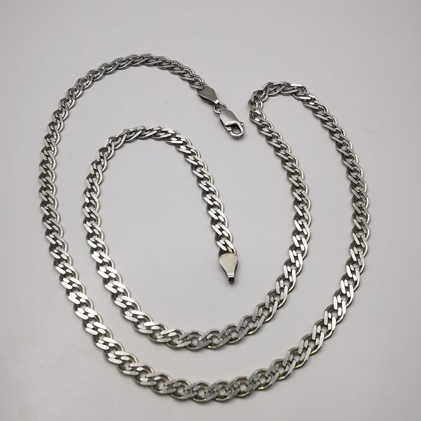 Sterling Silver Vintage Jewelry Chain,925 Sterling Silver,Signed 14,64g Size ONE SIZE - 1 Thumbnail