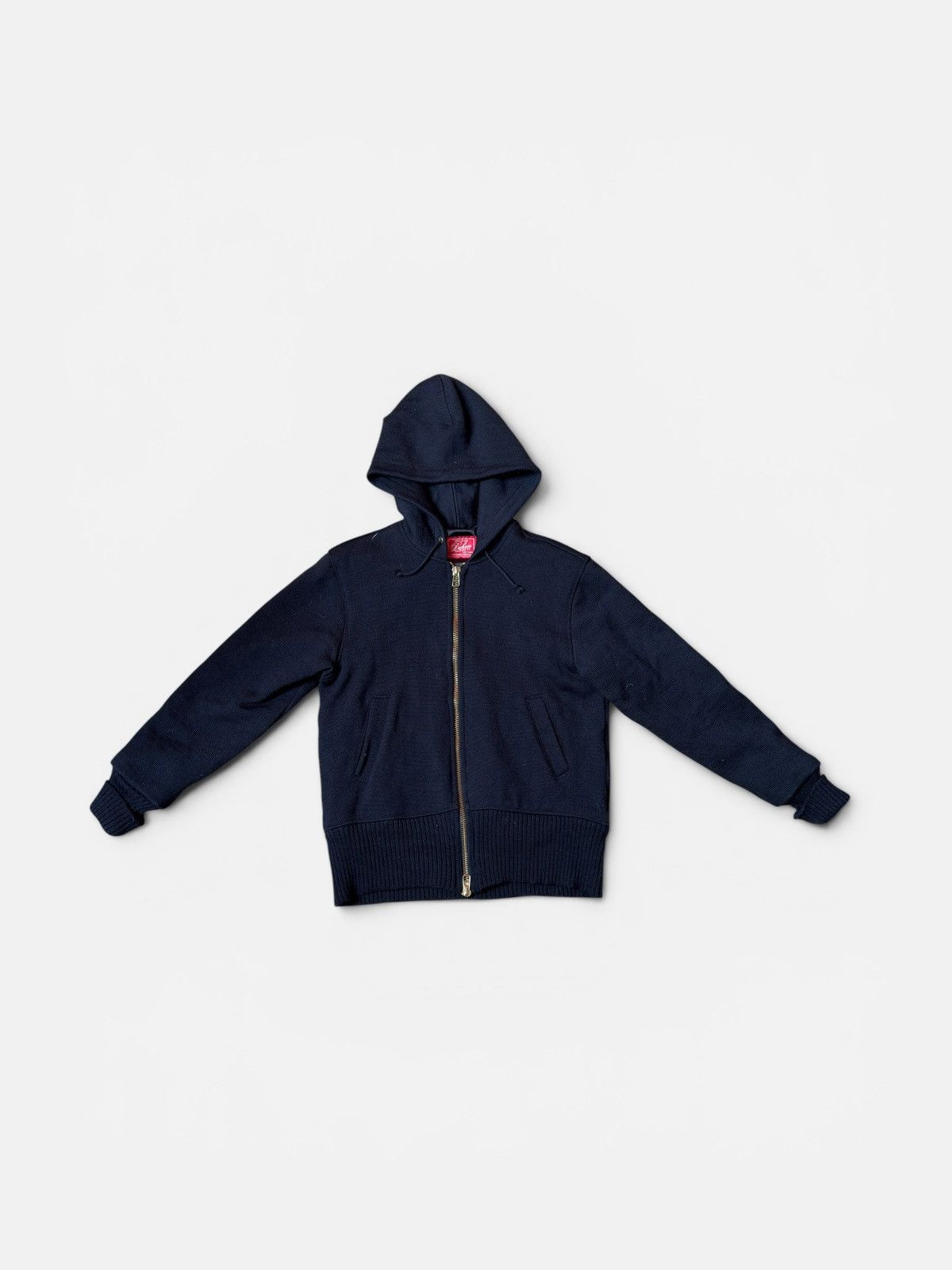 Dehen 1920 Full-Throttle Moto-Hoodie 100% Wool Jacket
