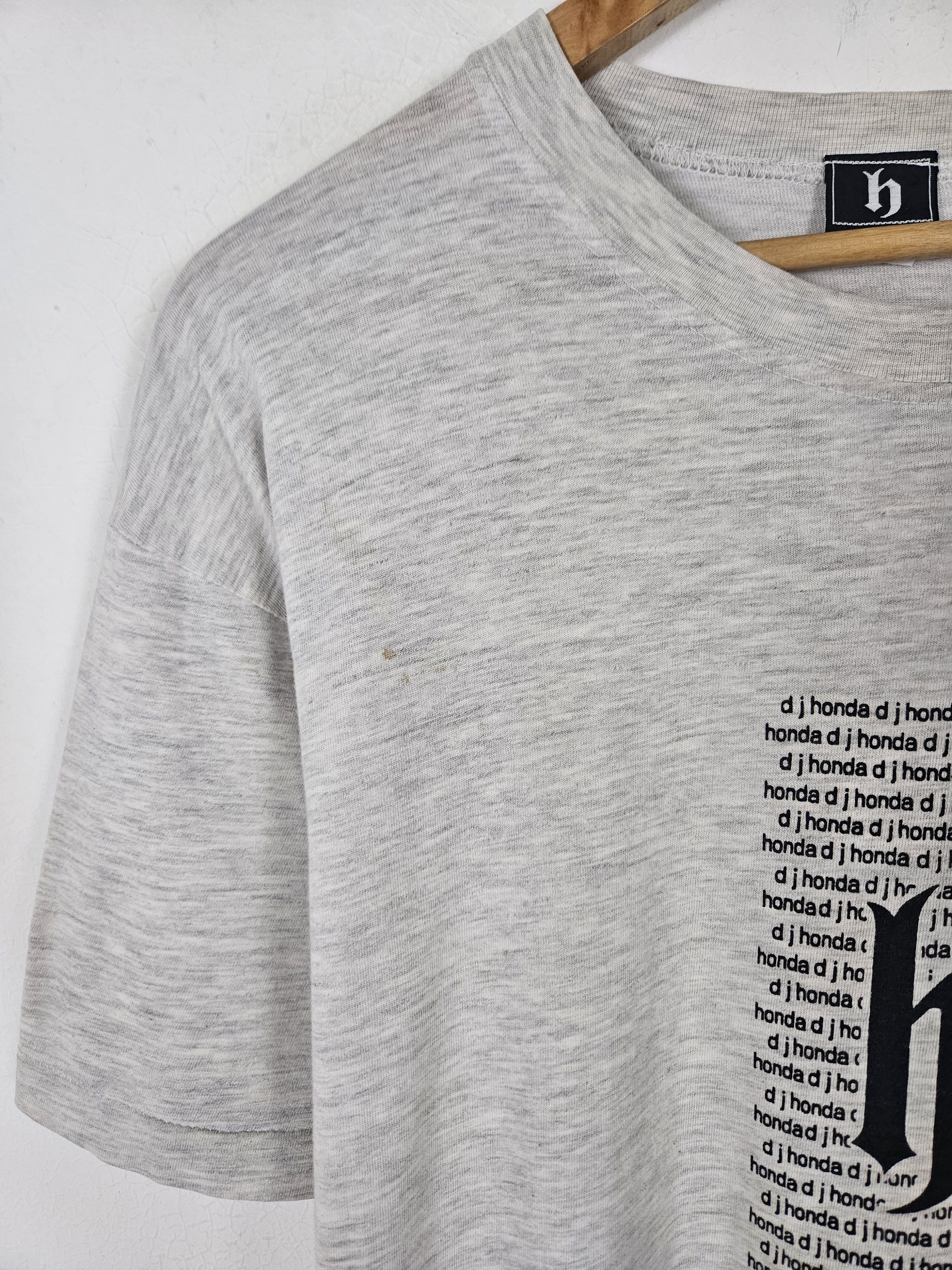 Honda × Japanese Brand × Rap Tees Japanese Hip Hop DJ Honda ‘h’ Logo shirt Size US L / EU 52-54 / 3 - 6 Thumbnail