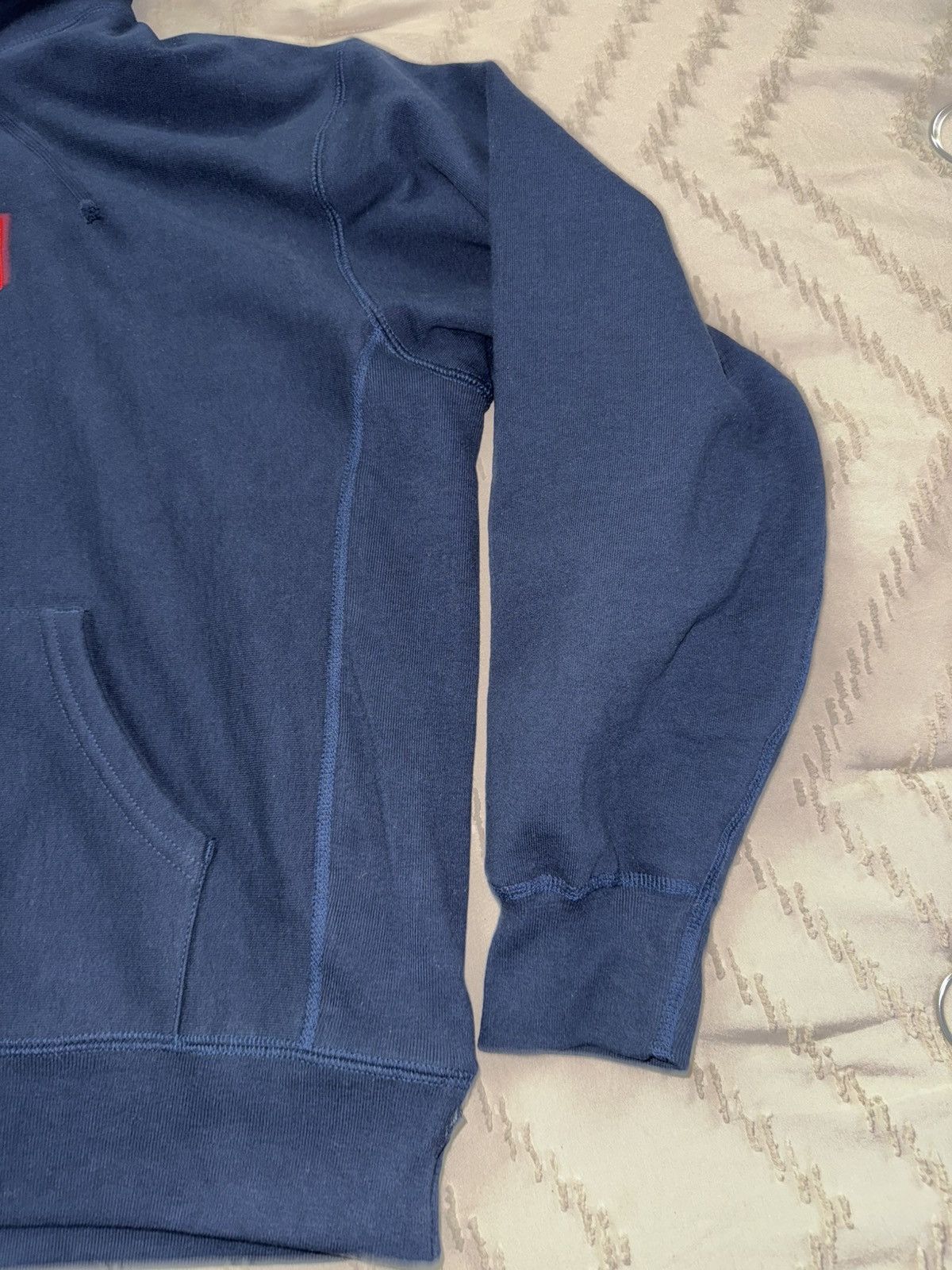 Supreme Supreme Box Logo Hooded navy Hoodie Sweatshirt (FW24) Size US M / EU 48-50 / 2 - 6 Thumbnail