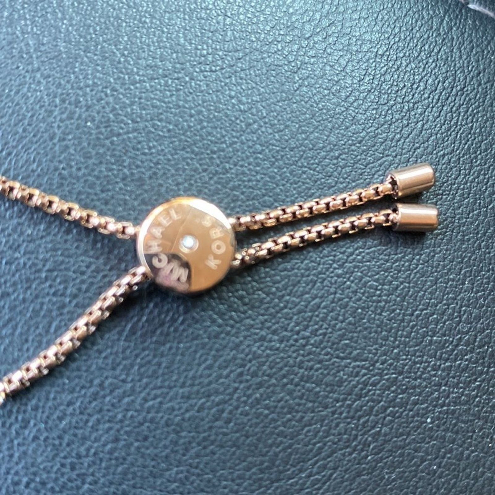 Michael Kors NWT Michael Kors- Rare Rose Gold Color Charm Bracelet Size ONE SIZE - 3 Thumbnail