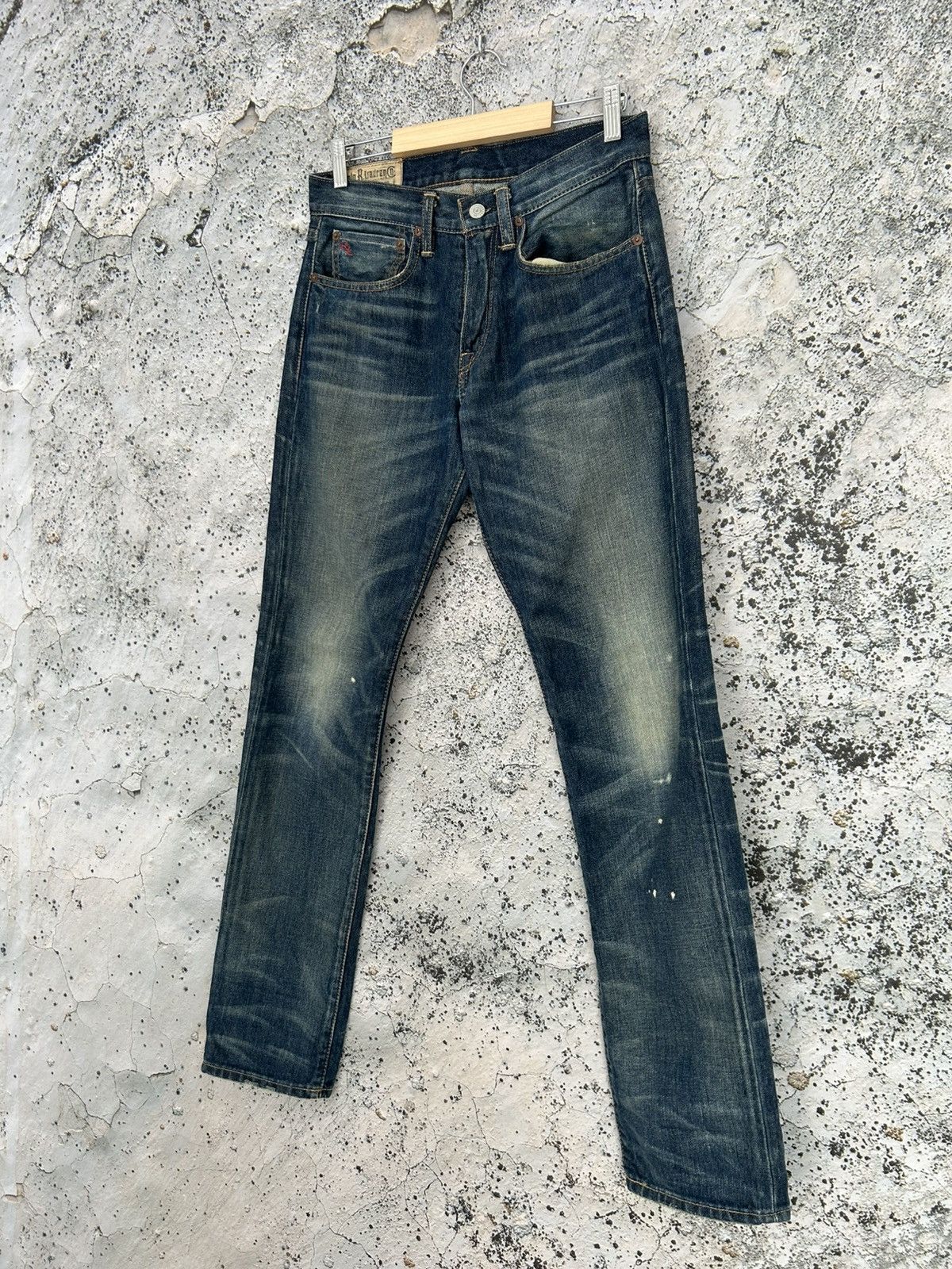 Polo Ralph Lauren Vintage Polo Ralph Lauren Selvedge Denim Washed 90s Rare Size US 29 - 3 Thumbnail