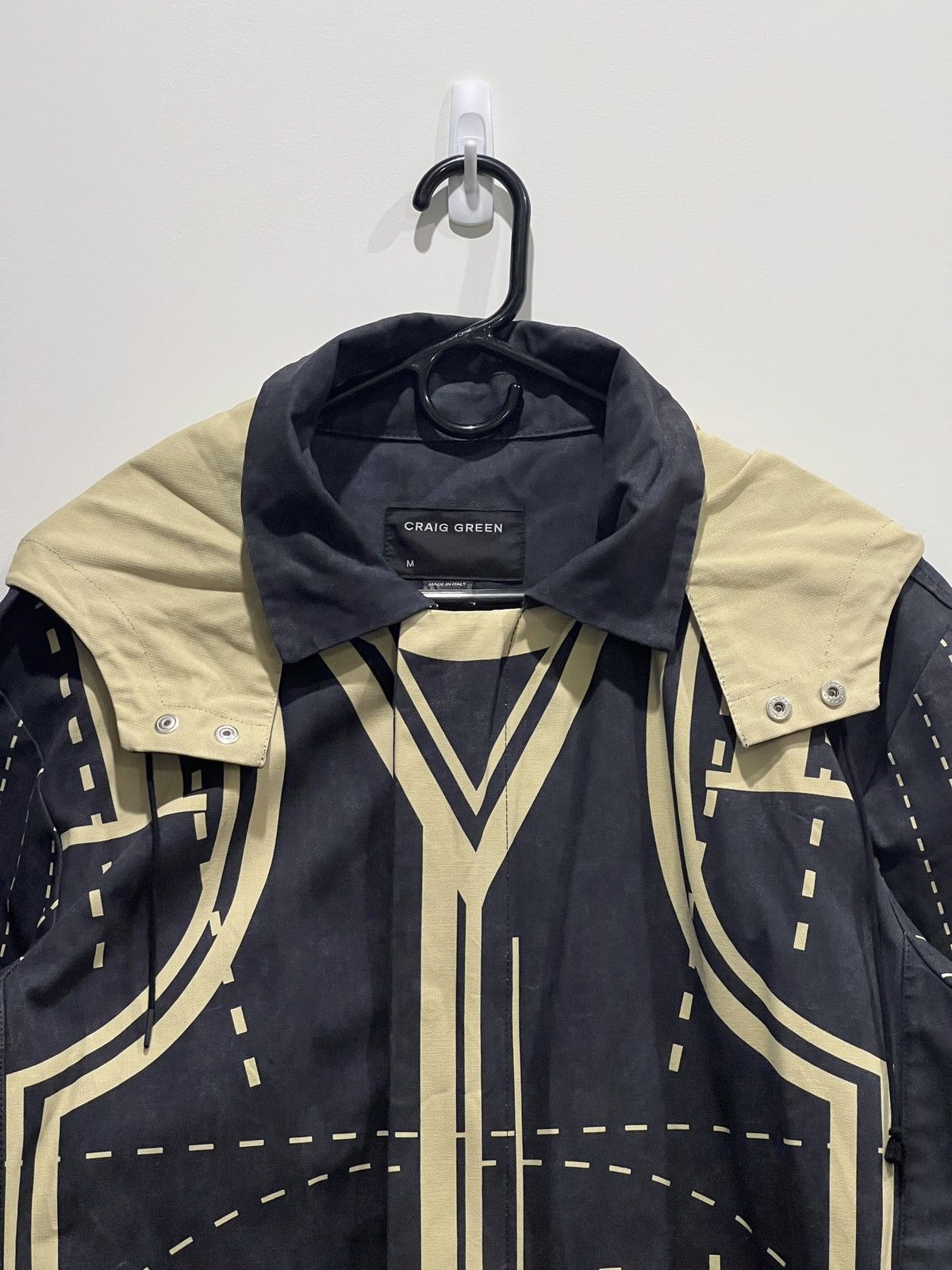 Craig Green SS19 Geometric Print Cotton Parka Jacket Size US M / EU 48-50 / 2 - 3 Thumbnail