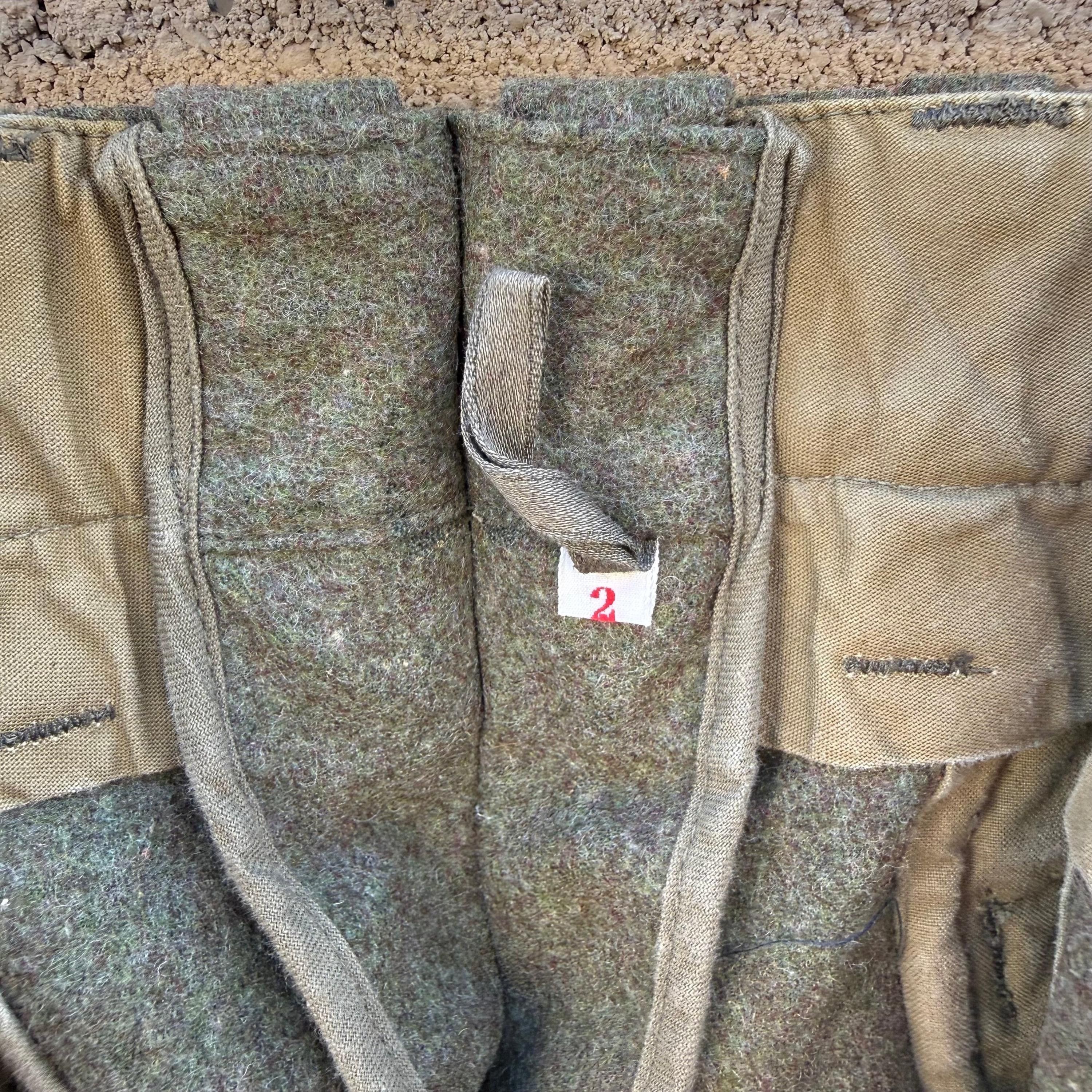 Vintage 60's German Military Wool Cargo Field Pants Size US 34 / EU 50 - 5 Thumbnail