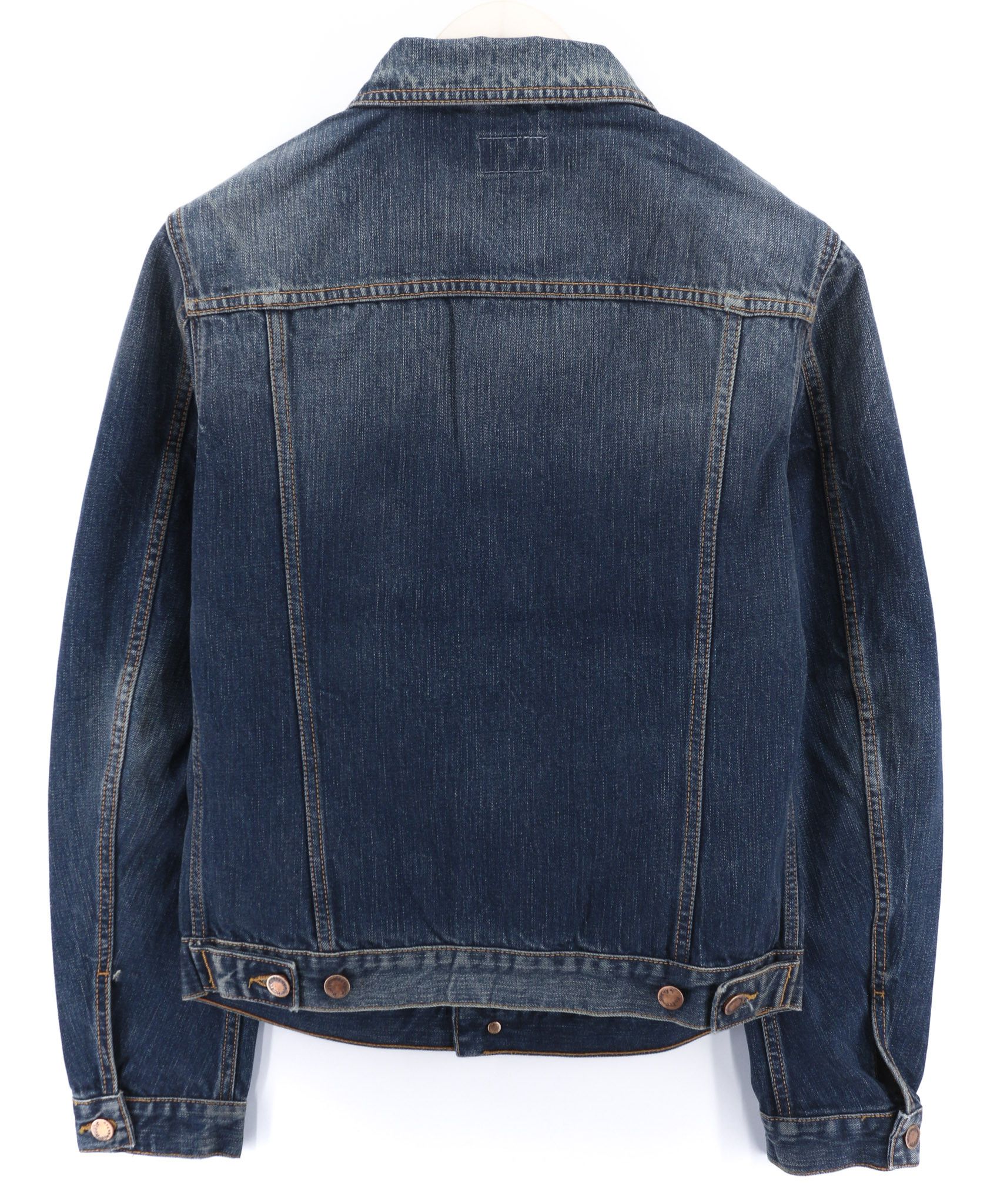 Nudie Jeans BILLY DARK AUTHENTIC DENIM S Blue Denim Jacket 80401 Size US S / EU 44-46 / 1 - 2 Thumbnail