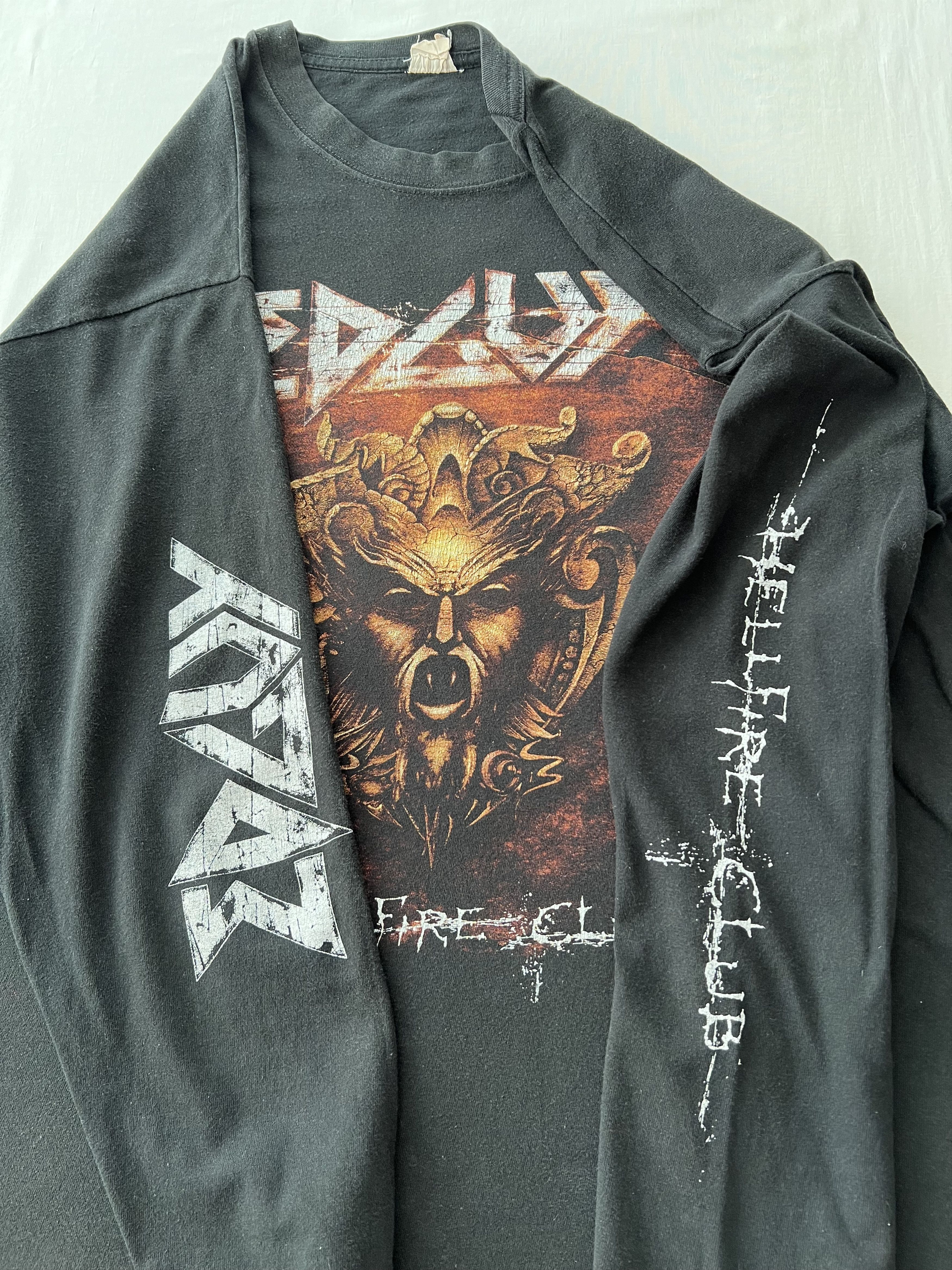 Band Tees Vintage 2004 Edguy Hellfire Club Black Long Sleeve T-shirt Size US XL / EU 56 / 4 - 7 Thumbnail