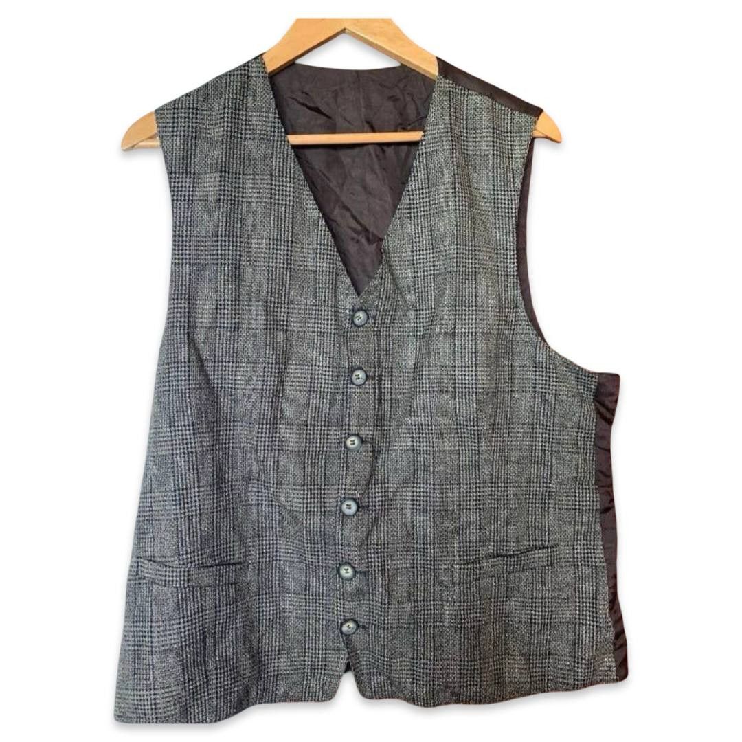 Vintage VTG wool vest #302 Size US M / EU 48-50 / 2 - 4 Thumbnail