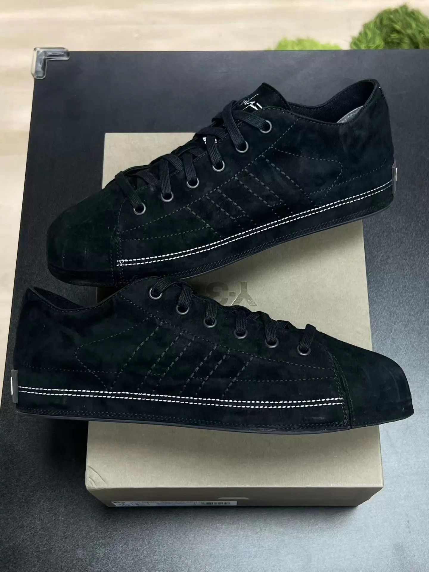 Y-3 Y-3 NIZZASTAR Suede Black Sneakers Size 42.5 Size US 9.5 / EU 42-43 - 5 Thumbnail
