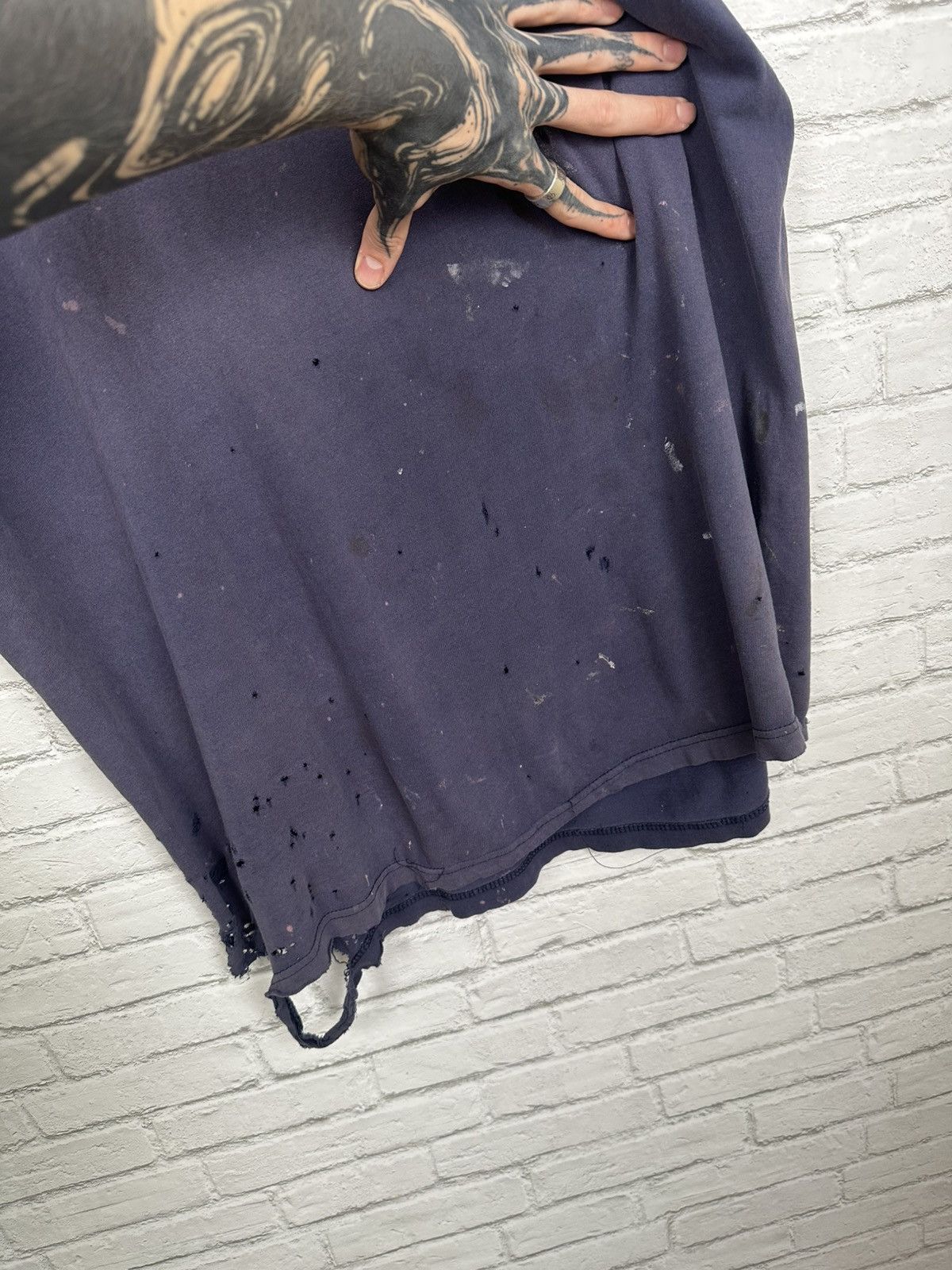 Vintage (3XL) BEAUTIFULLY THRASHED BURN OUT Vintage T Shirt Size US XXL / EU 58 / 5 - 8 Thumbnail