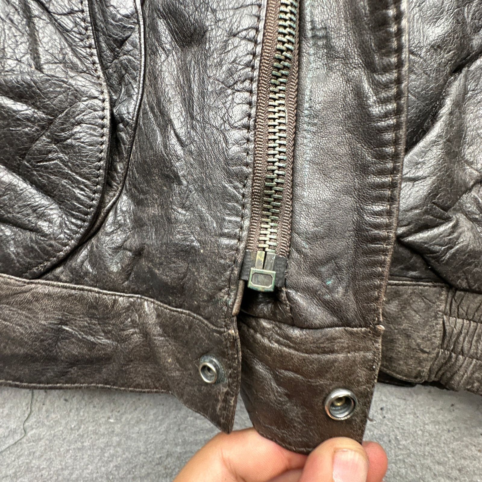 Other Vintage J Riggings Leather Bomber Jacket Large Brown Size US L / EU 52-54 / 3 - 14 Thumbnail