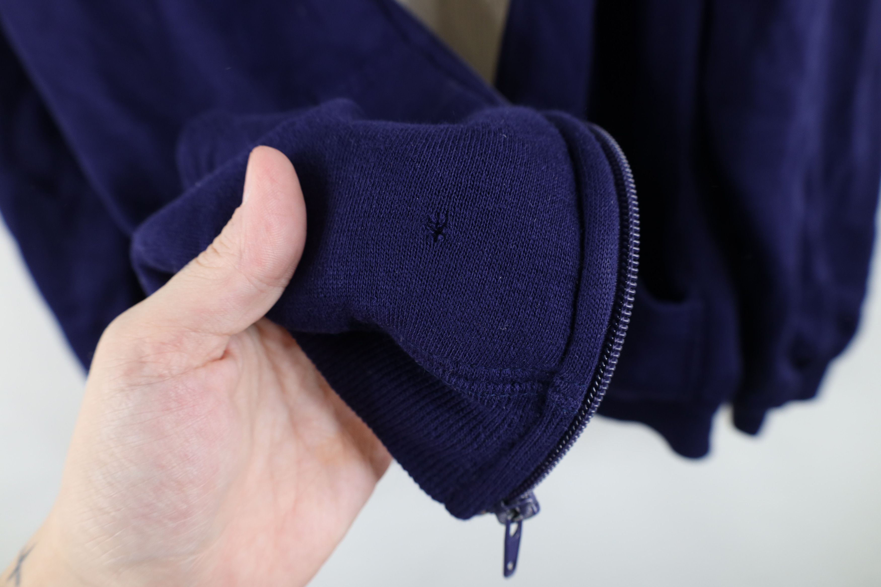 Vintage Vintage 70s 80s Streetwear Thermal Waffle Knit Lined Hoodie Size US L / EU 52-54 / 3 - 10 Thumbnail