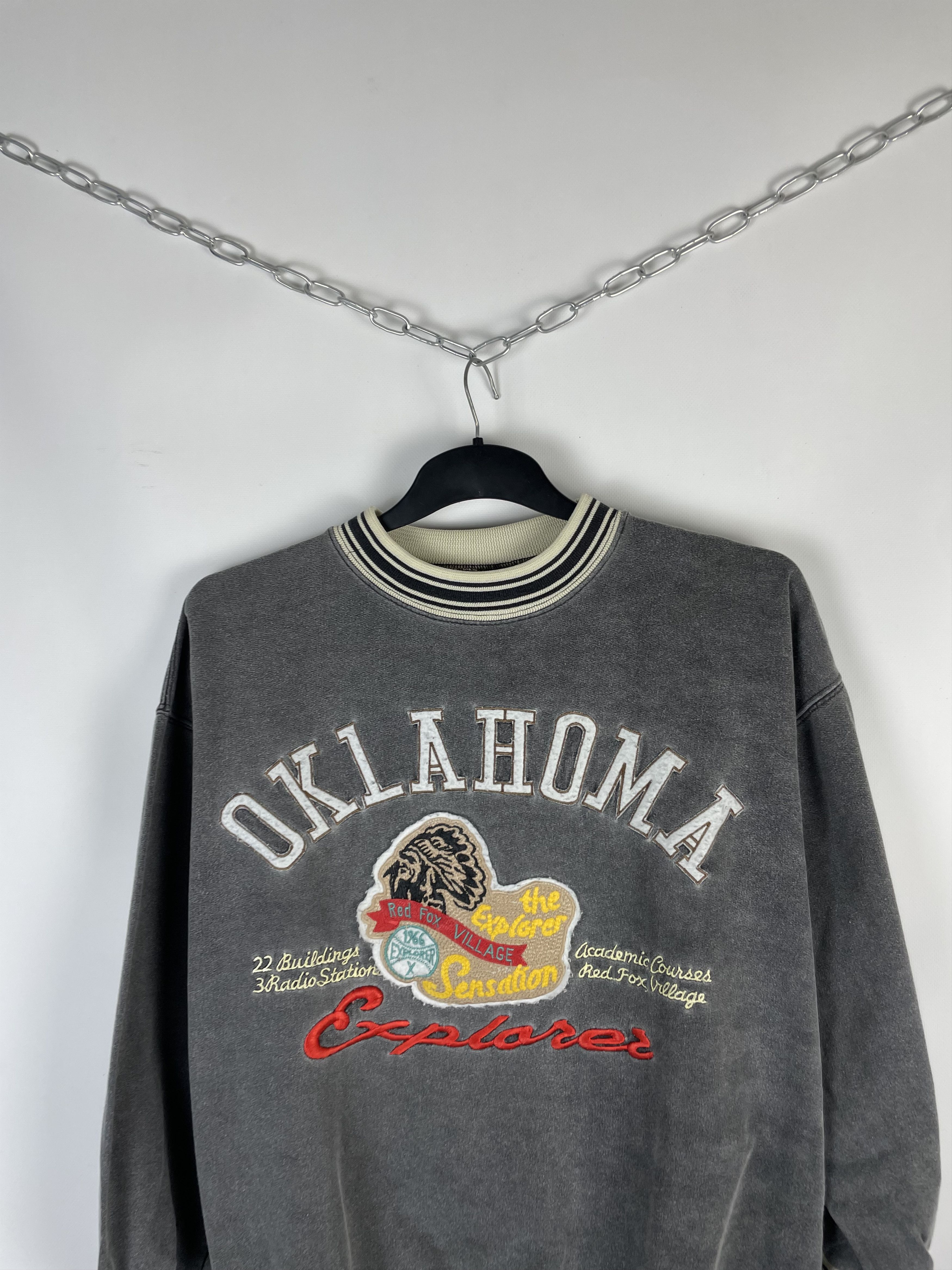 Vintage Vintage Oklahoma Sweatshirt 90s Size US M / EU 48-50 / 2 - 3 Thumbnail