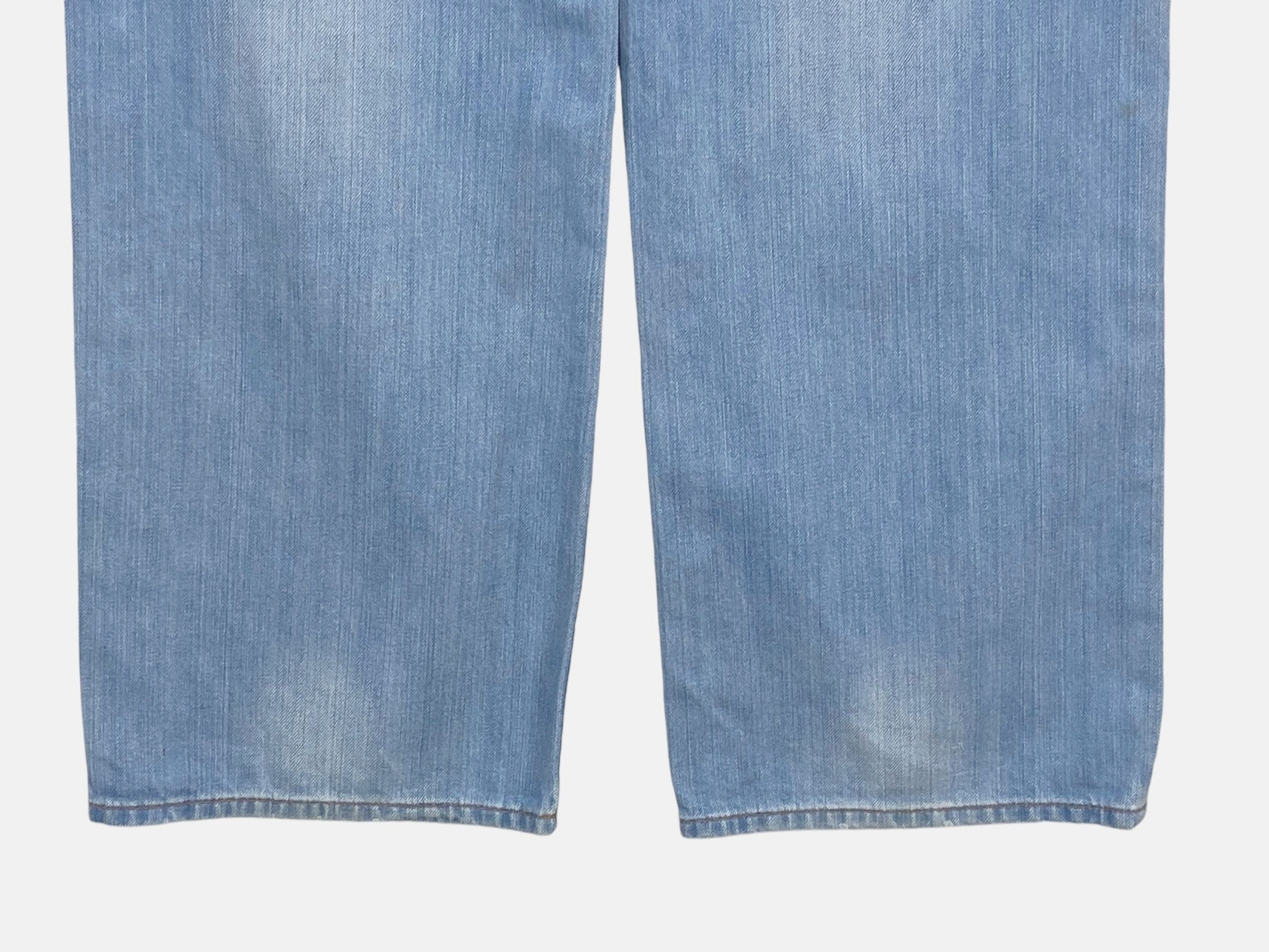 Lucky Brand × Vintage Lucky Brand Dungarees High Waisted Loose Jeans Size US 34 / EU 50 - 8 Thumbnail