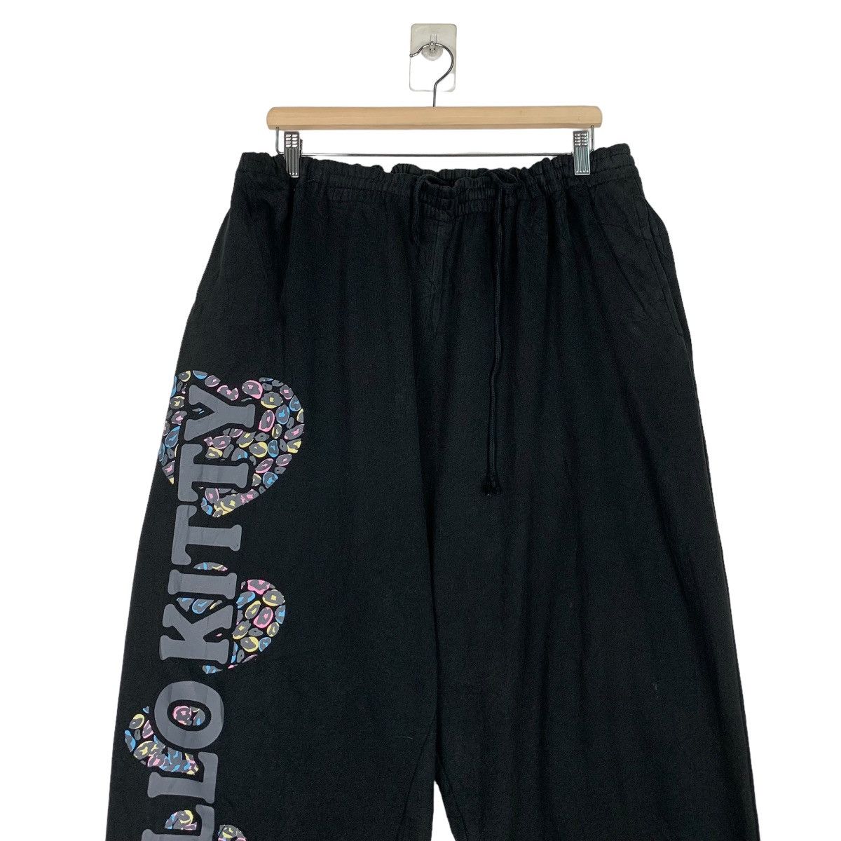 Japanese Brand HELLO KITTY Big Logo Sweatpants #0686-C32 Size US 42 / EU 58 - 3 Thumbnail