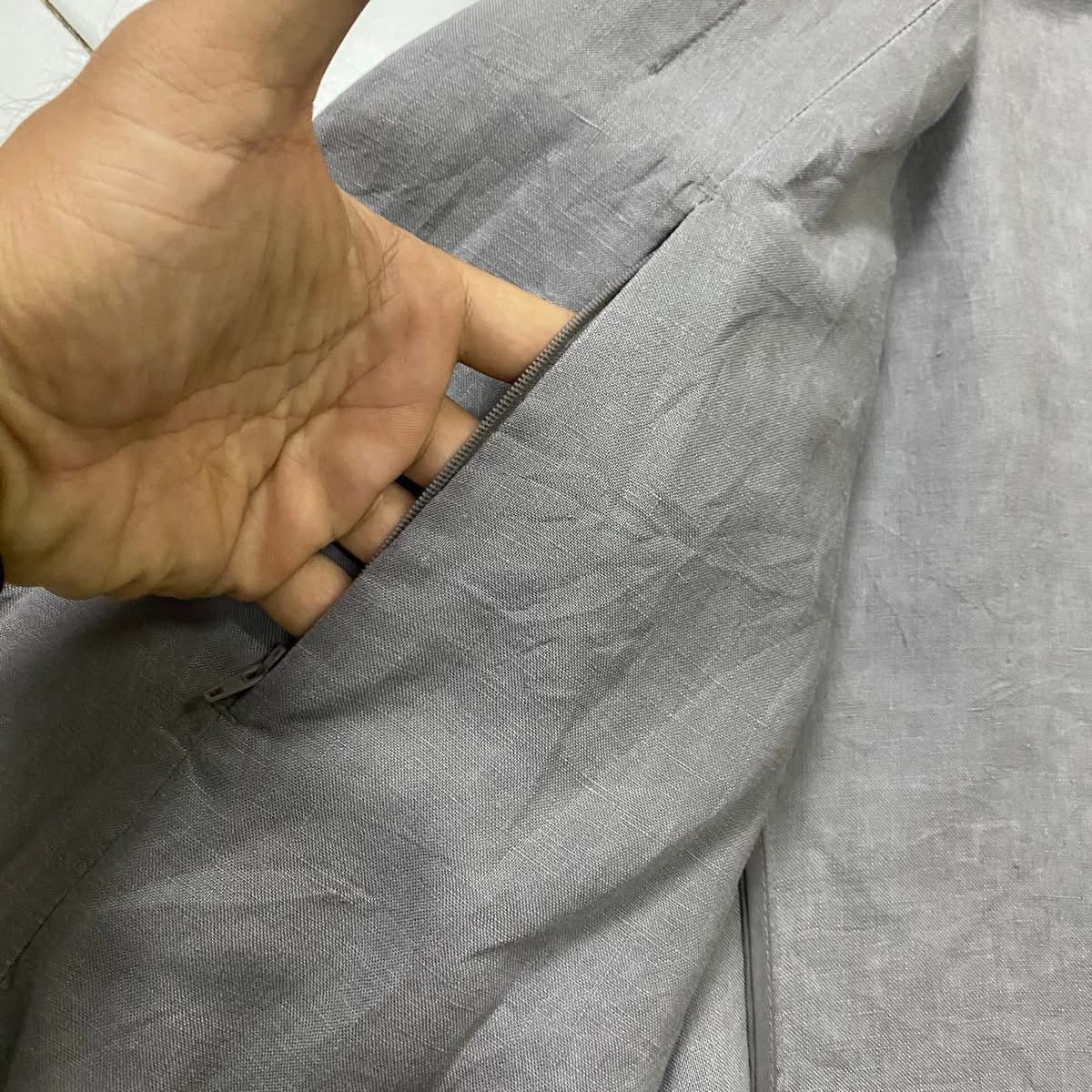 Japanese Brand Muji linen blazer coat Size US M / EU 48-50 / 2 - 17 Thumbnail