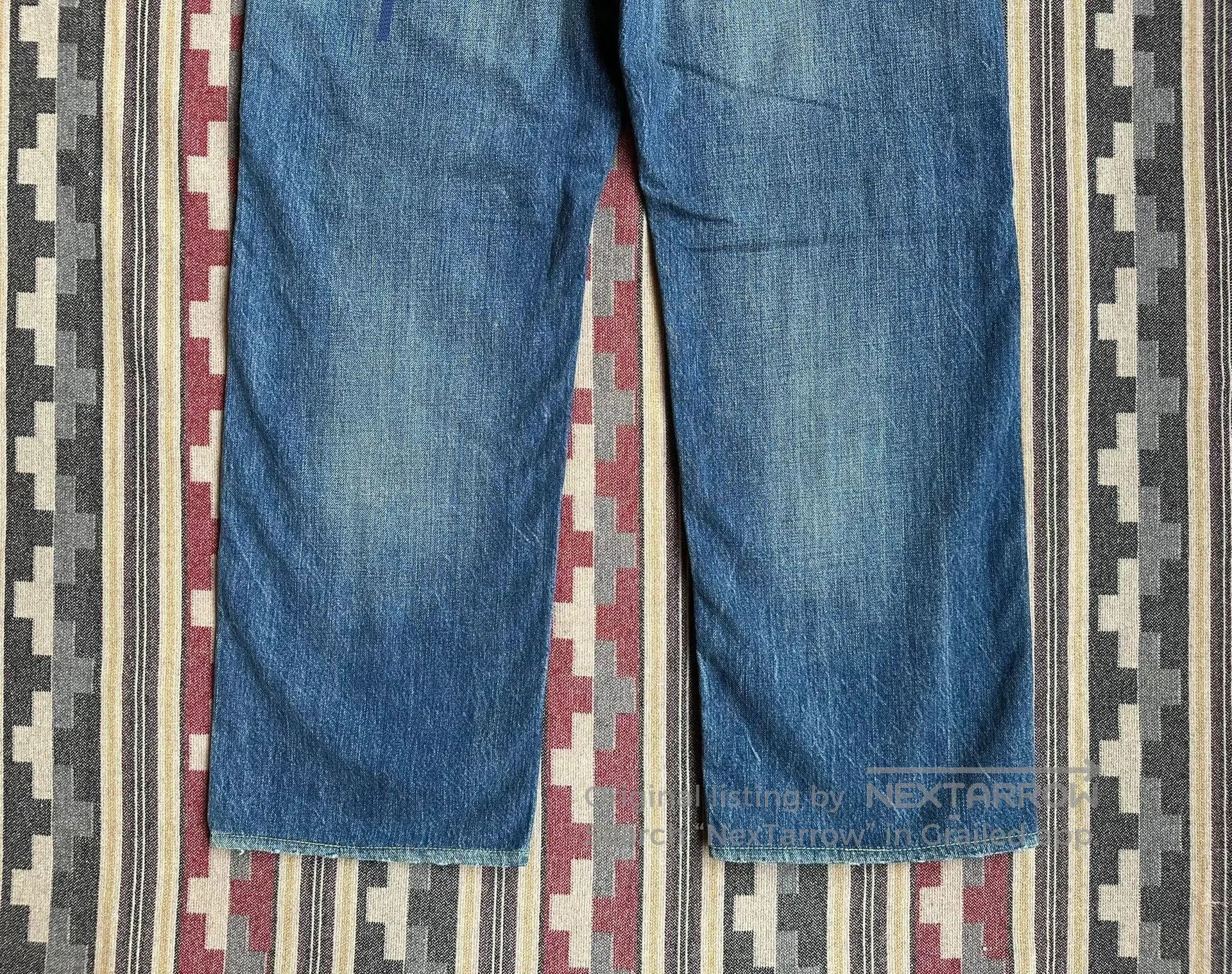 FDMTL fdmtl classic fit red line distressed jeans. Size US 36 / EU 52 - 7 Thumbnail