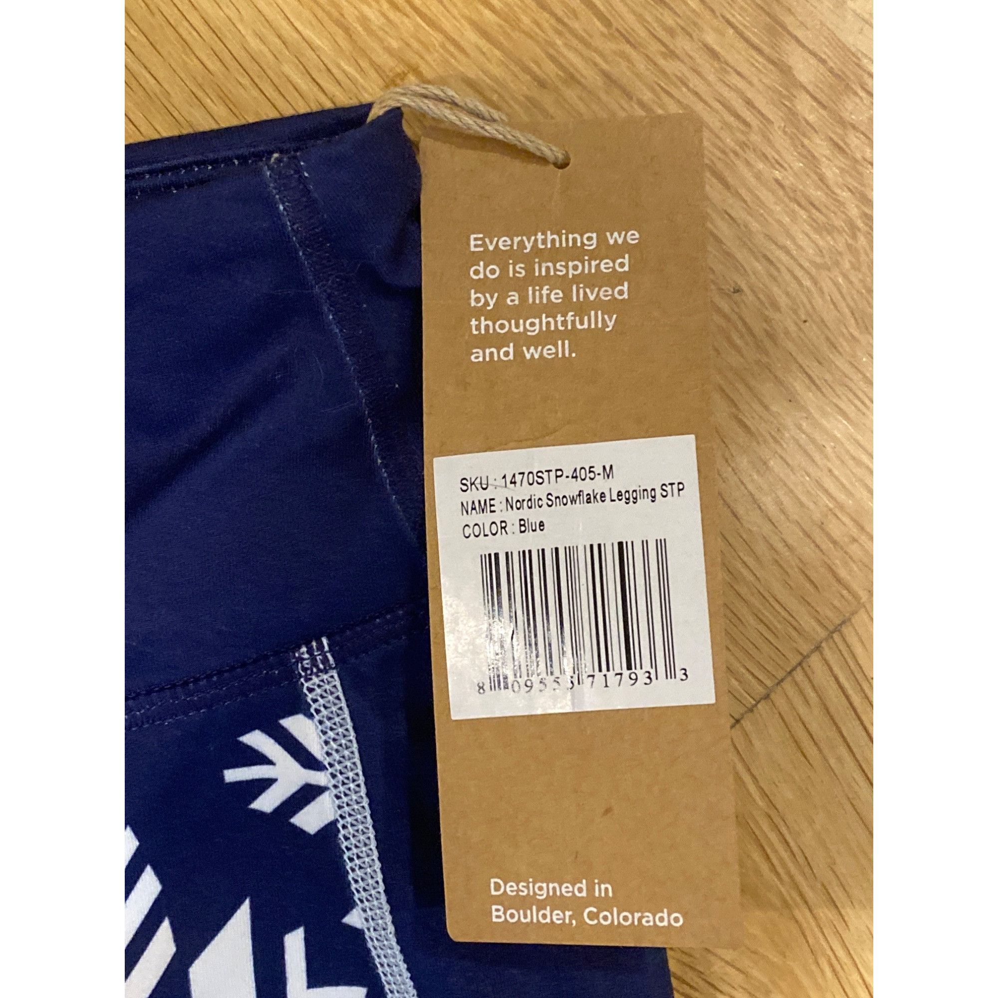 Designer Krimson Klover Nordic Snowflake Legging Base Layer Bottom W' Size 32" / US 10 / IT 46 - 7 Thumbnail