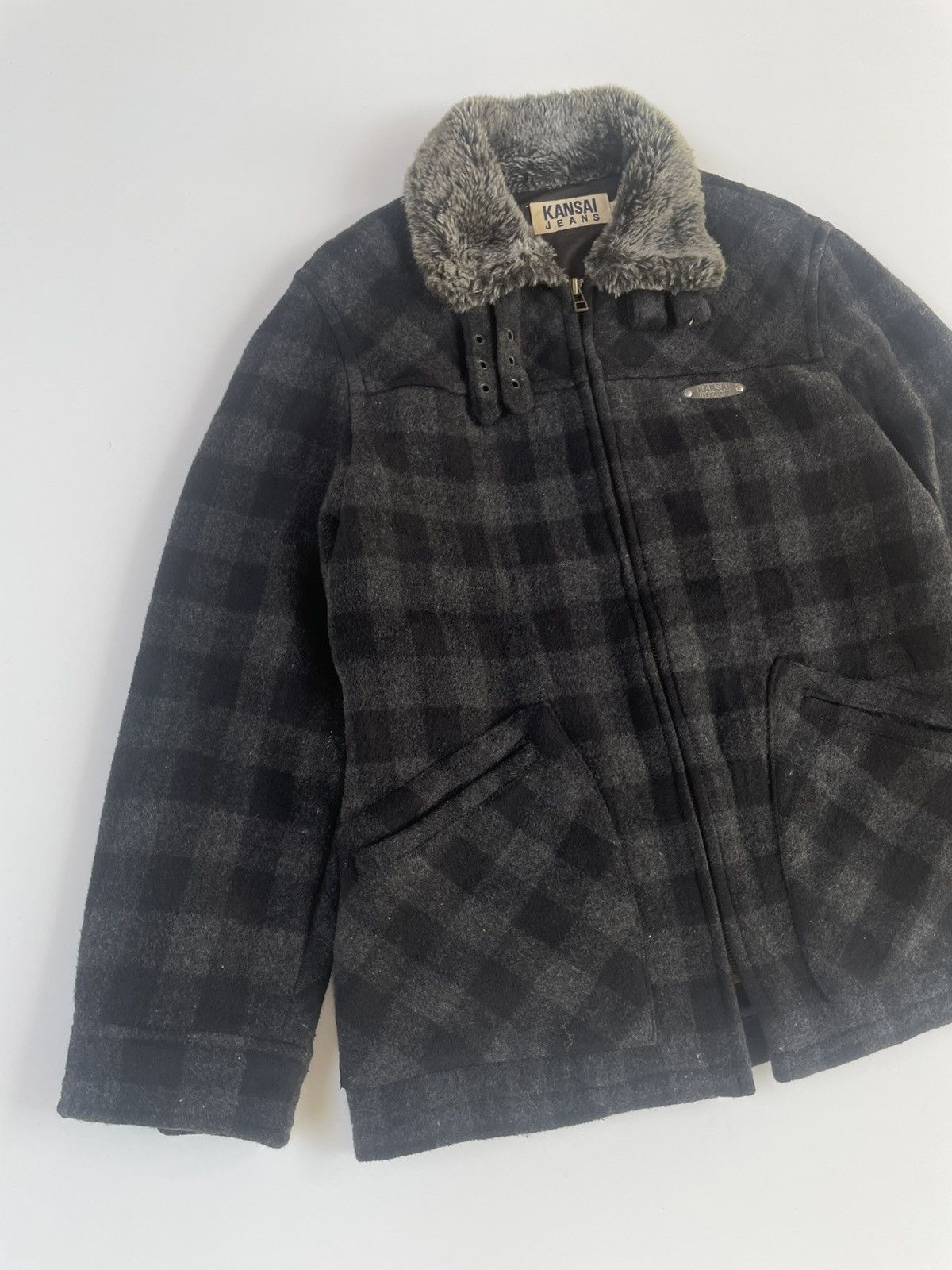 Other Designer Vintage Kansai Jeans Zipper Jacket Size US M / EU 48-50 / 2 - 3 Thumbnail