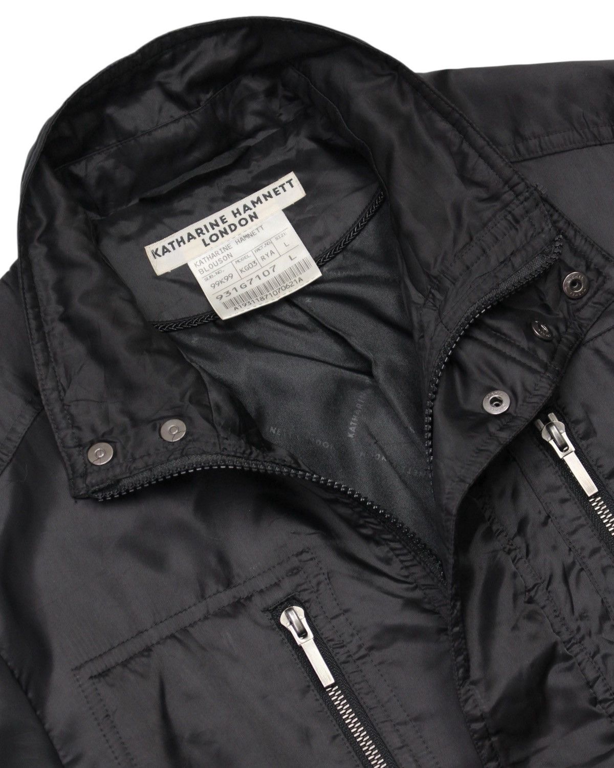 Katharine Hamnett London 2000S KATHARINE HAMNETT UTILITY BLOUSON JACKET Size US L / EU 52-54 / 3 - 6 Thumbnail