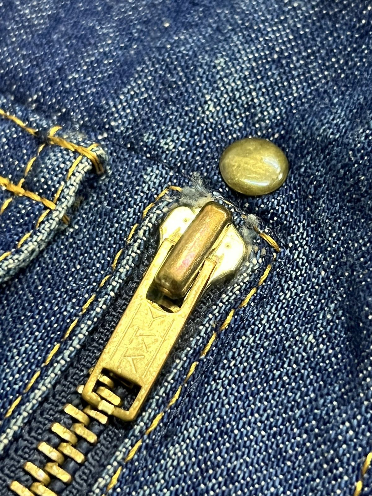 Japanese Brand 80s VINTAGE LABOURER KANAZAWA DENIM JACKET Size US M / EU 48-50 / 2 - 8 Thumbnail