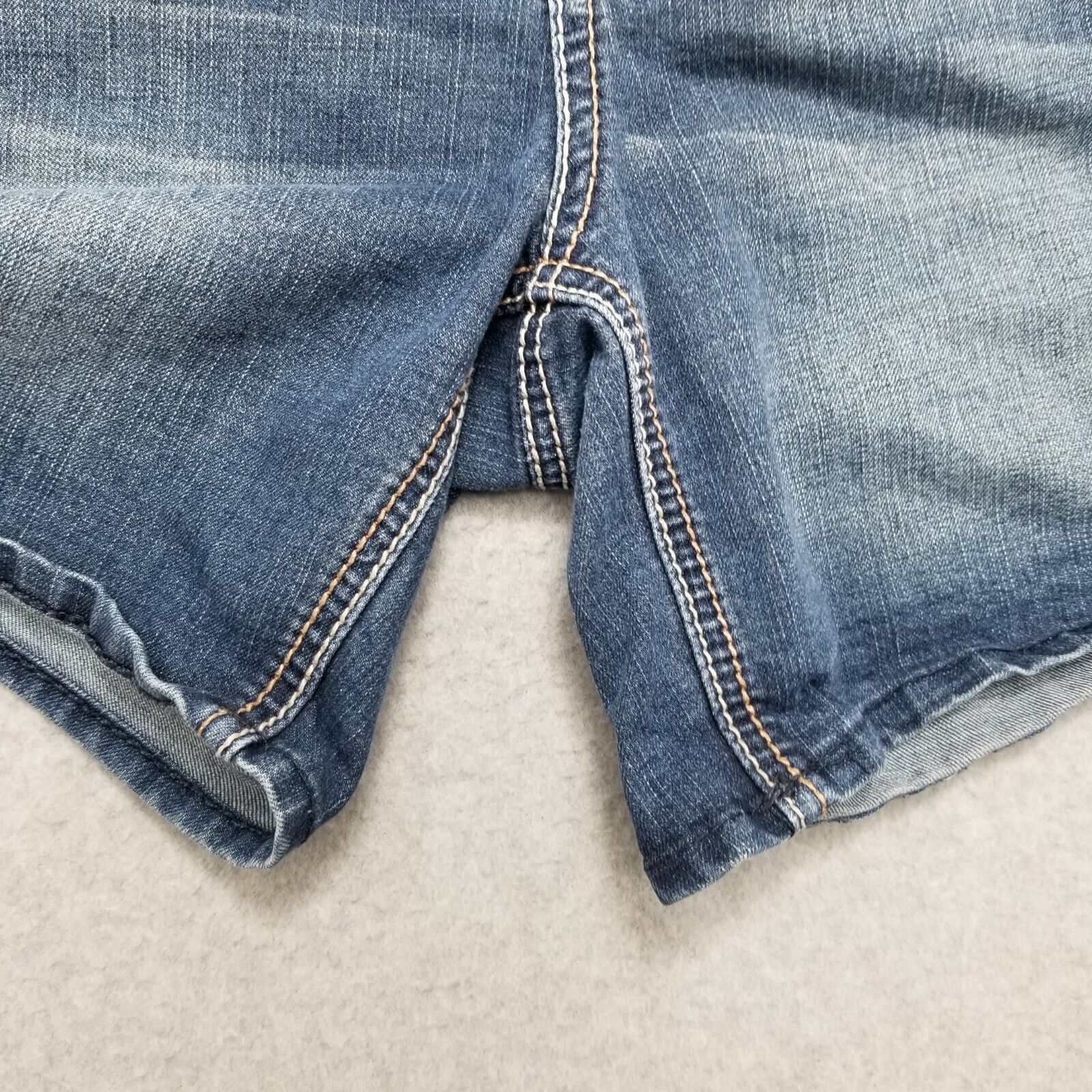 Other Seven Jeans Shorts Women 12 Blue Denim Pockets Size 34" / US 12 / IT 48 - 3 Thumbnail
