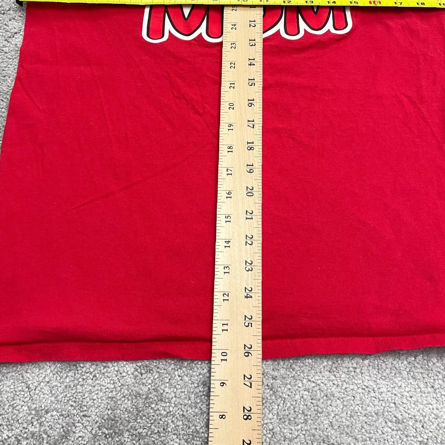Disney Disney Minnie Mouse Graphic T-Shirt Womens Medium Red Crew Neck Cotton Mom Tee Size M / US 6-8 / IT 42-44 - 6 Thumbnail