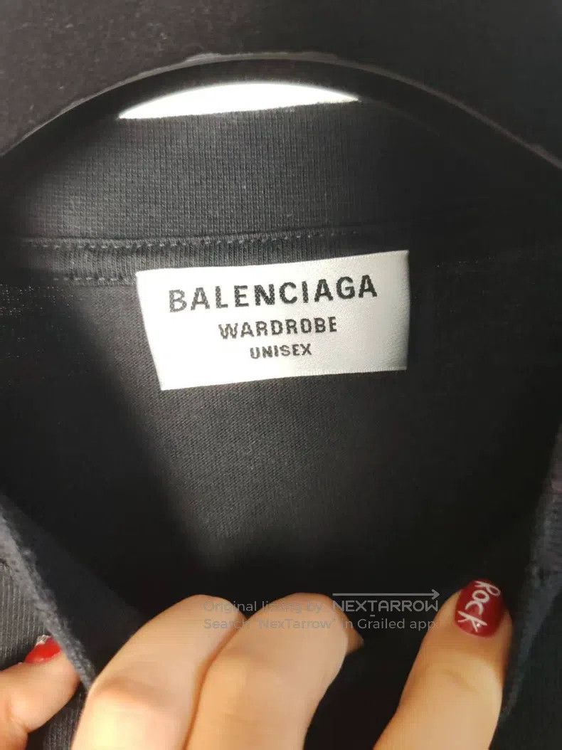 Balenciaga Balenciaga Wave Embroidered T-Shirt Size US S / EU 44-46 / 1 - 3 Thumbnail