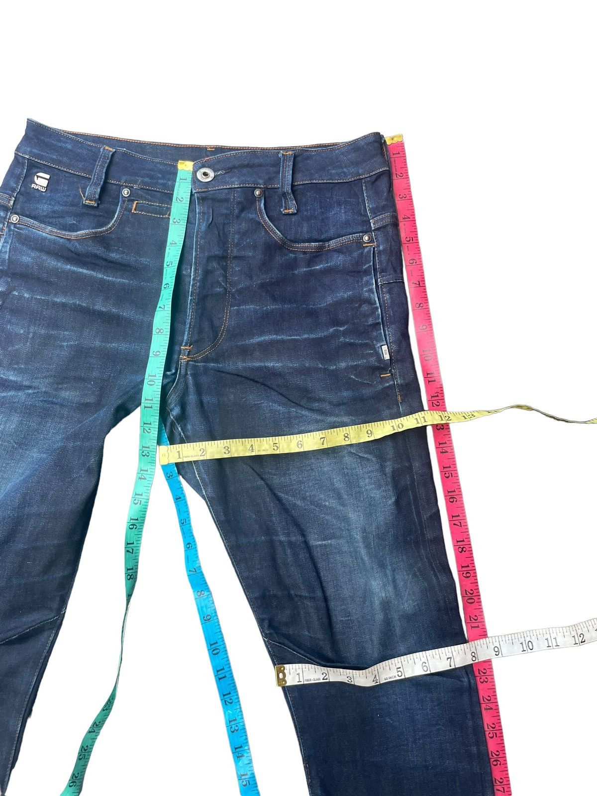 G-Star G Star Raw 3 D Slim Fit Denim Size US 32 / EU 48 - 15 Thumbnail
