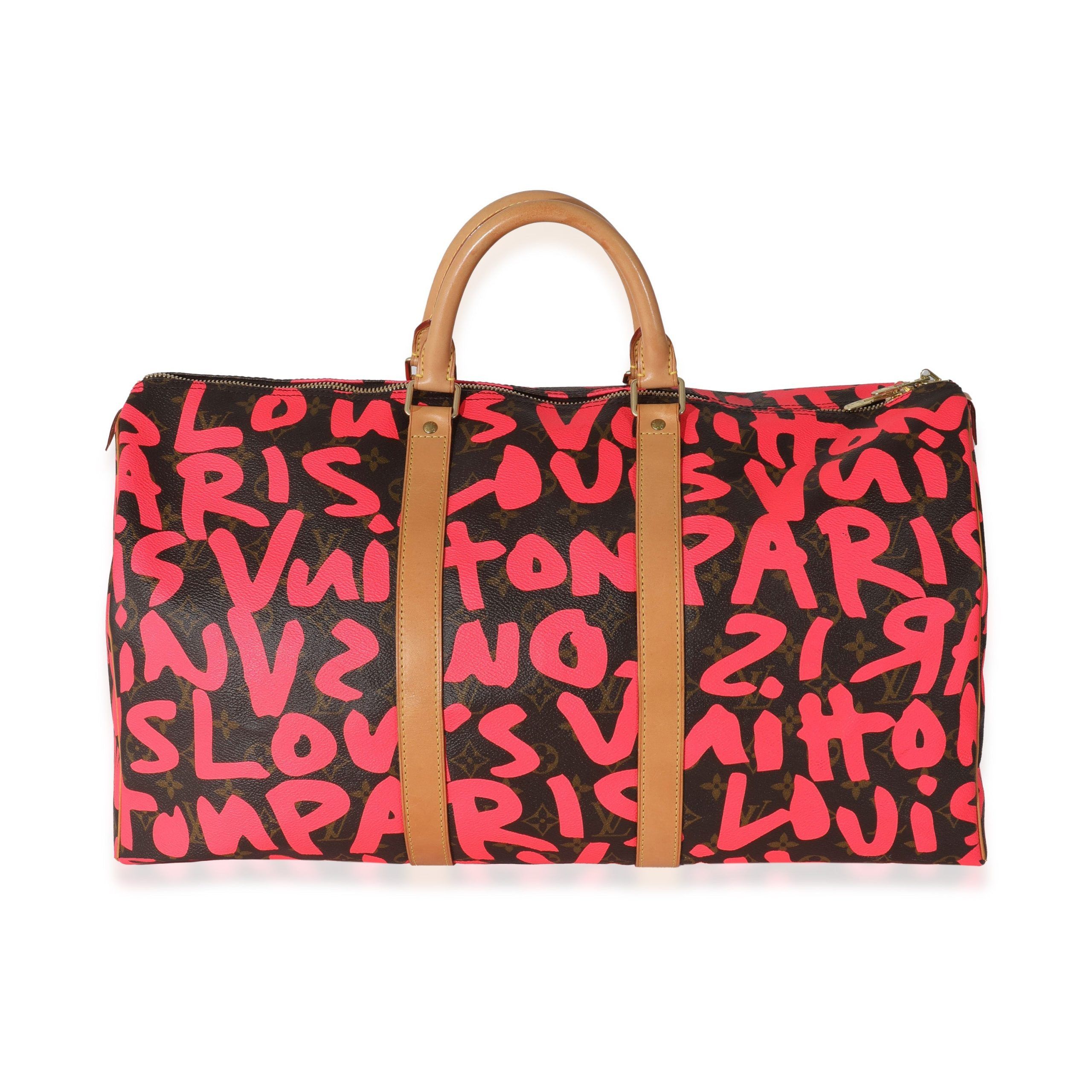 Keepall Louis Vuitton Graffiti Bag Louis Vuitton Pre-Owned 2001