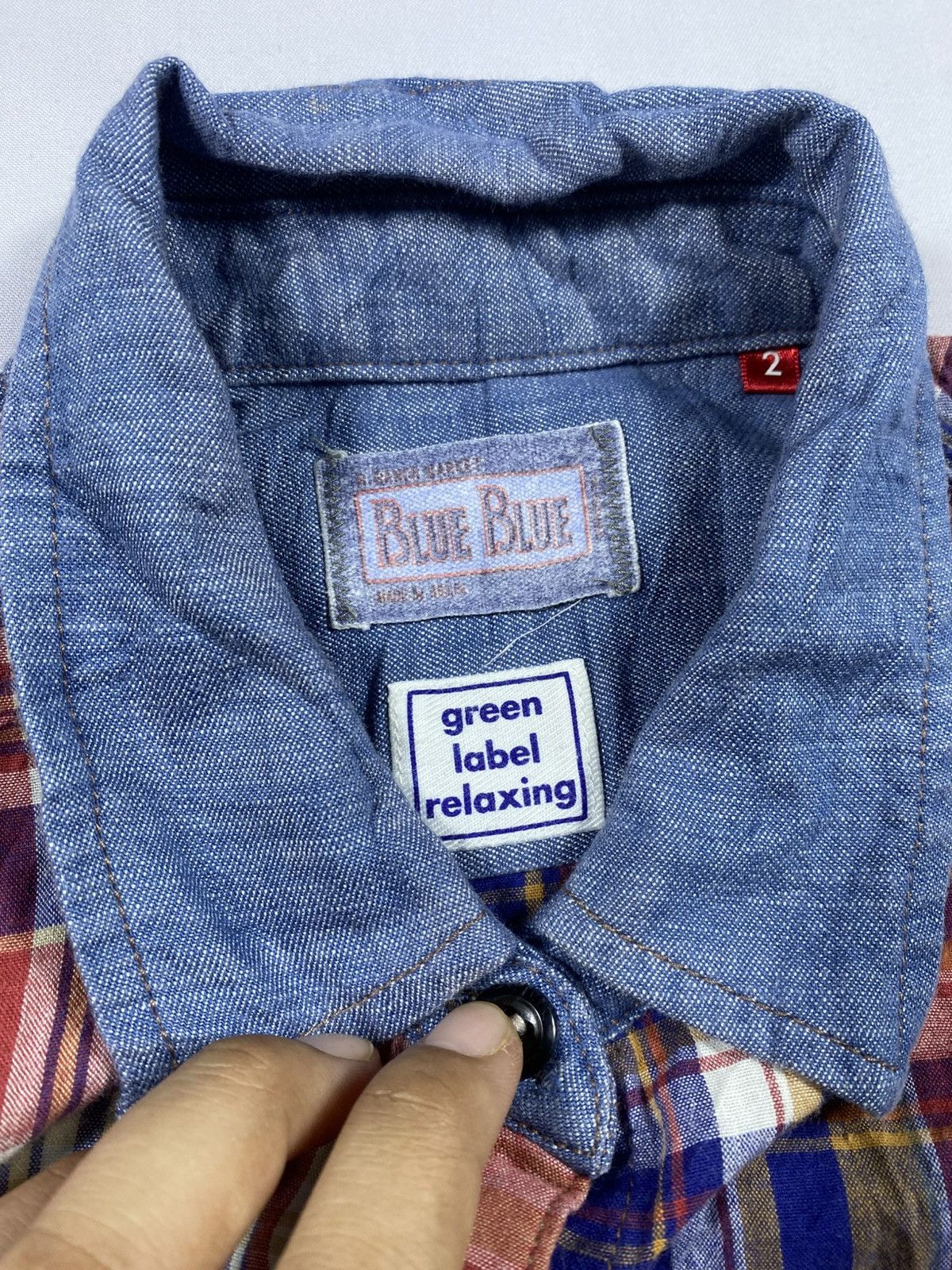 Blue Blue Japan × Orslow × Pure Blue Japan Japanese Blue Blue japan button up shirt Size US M / EU 48-50 / 2 - 6 Thumbnail