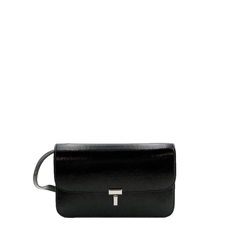 Toteme TOTEME T-Lock Black Patent Crossbody Bag New & Authentic Size ONE SIZE - 1 Thumbnail